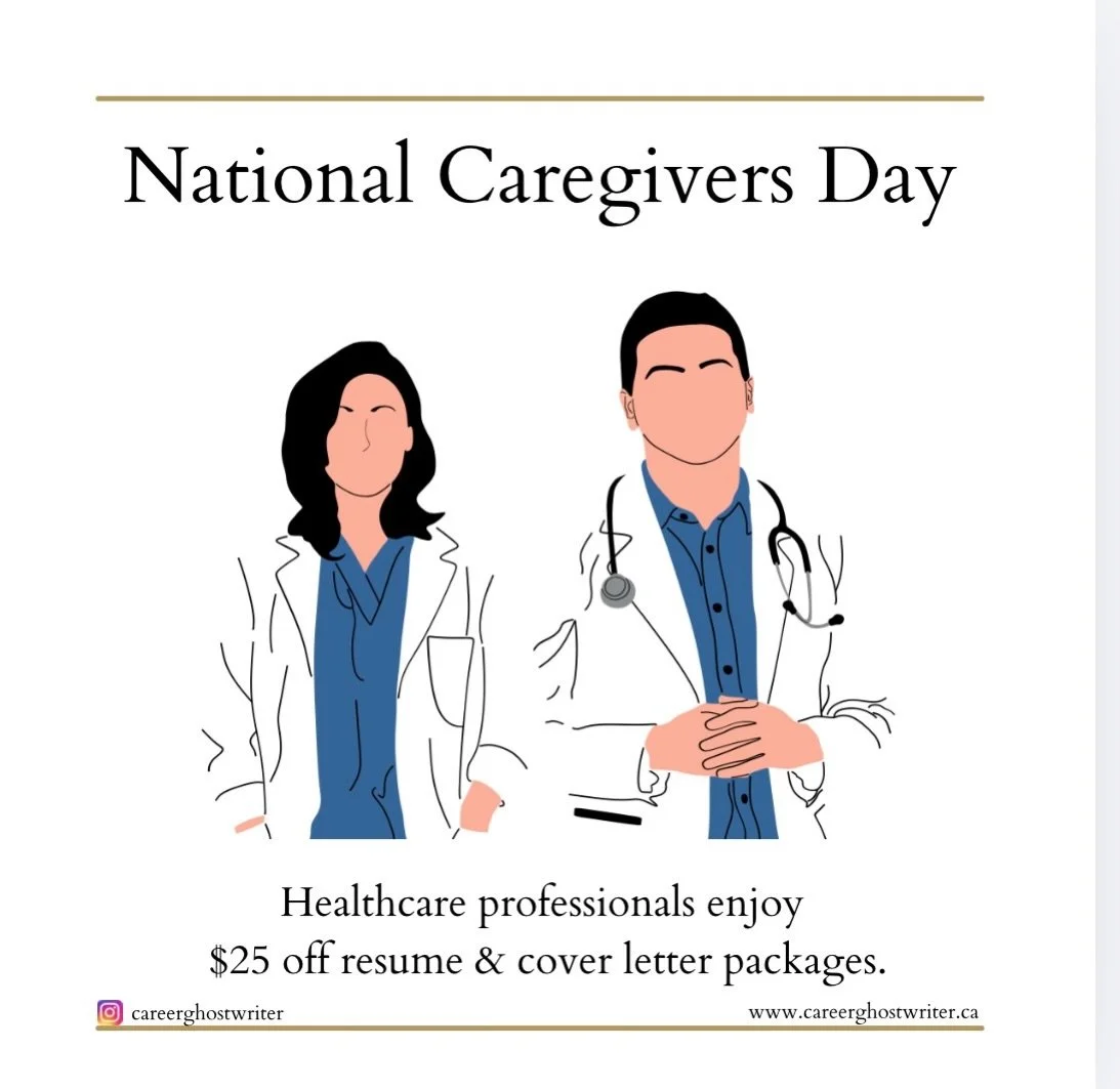 On National Caregivers Day, @careerghostwriter thanks all the healthcare professionals who provide care in many ways. Your compassion and tireless effort makes a huge difference. 

Are you ready to start WritingYourSuccessStory ? Send me an email or 