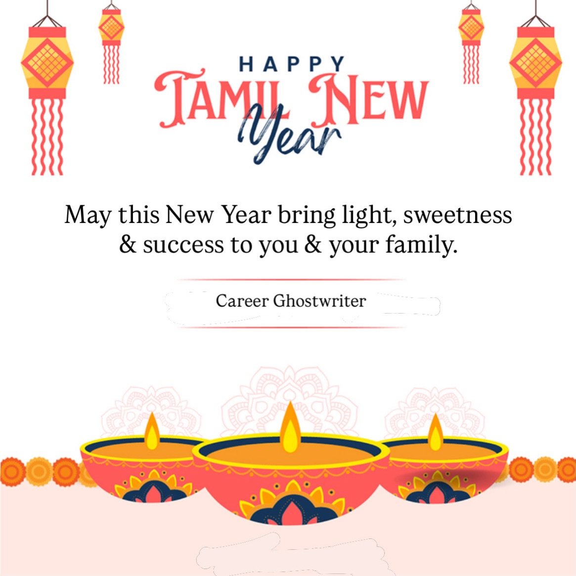 #HappyTamilNewYear 🎉 

Are you ready to start WritingYourSuccessStory ? Send me an email or DM to get started.

📧 info@careerghostwriter.ca
👍🏾 Help your peers and colleagues by liking &amp; sharing this post
✅ Follow @careerghostwriter for the la