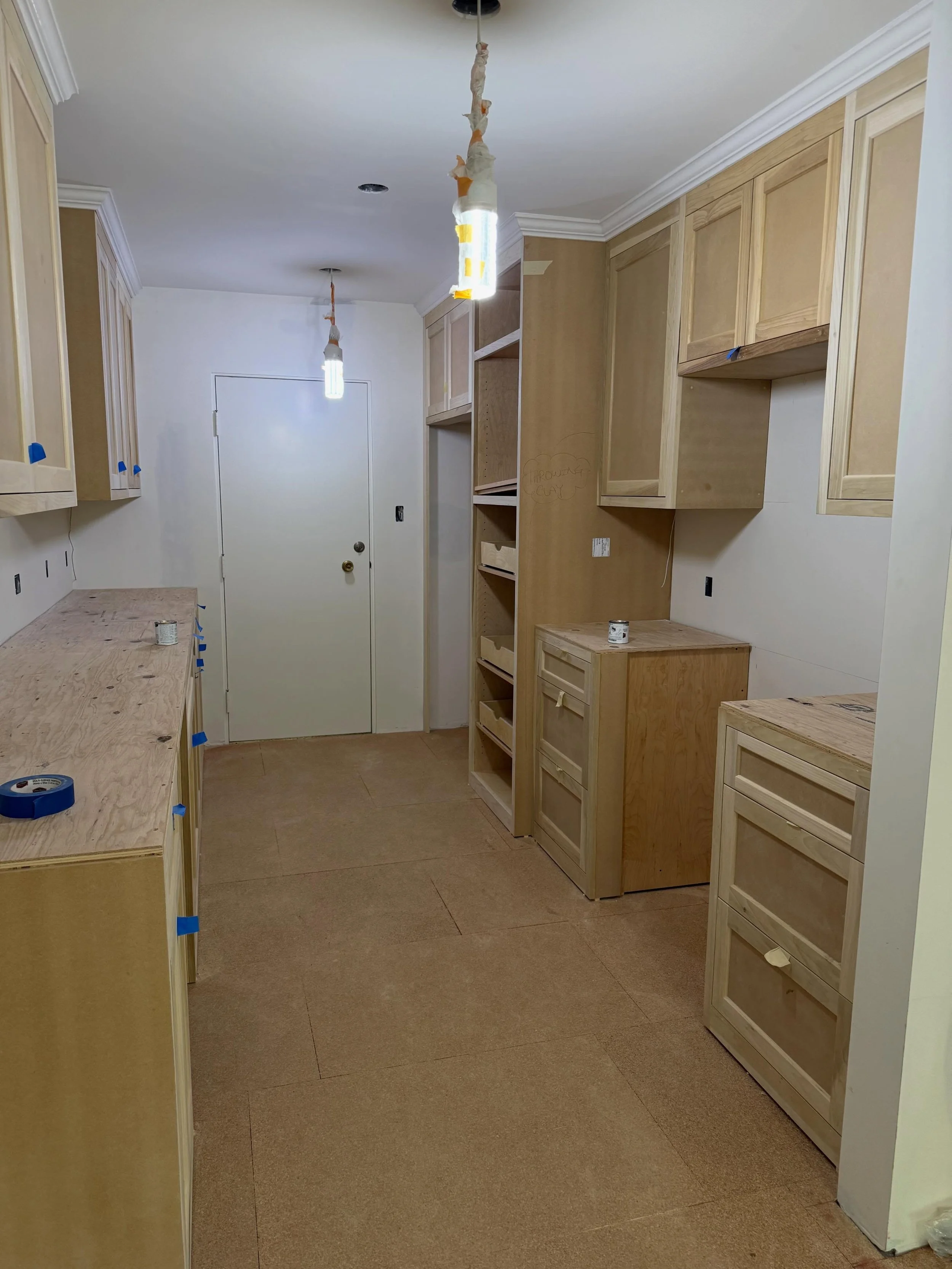 Site visit at my client&rsquo;s Los Robles house. Kitchen and living room cabinets went in and we are really happy that this house is making progress outside the walls. It&rsquo;s been a long process working inside the walls, now the fun stuff begins