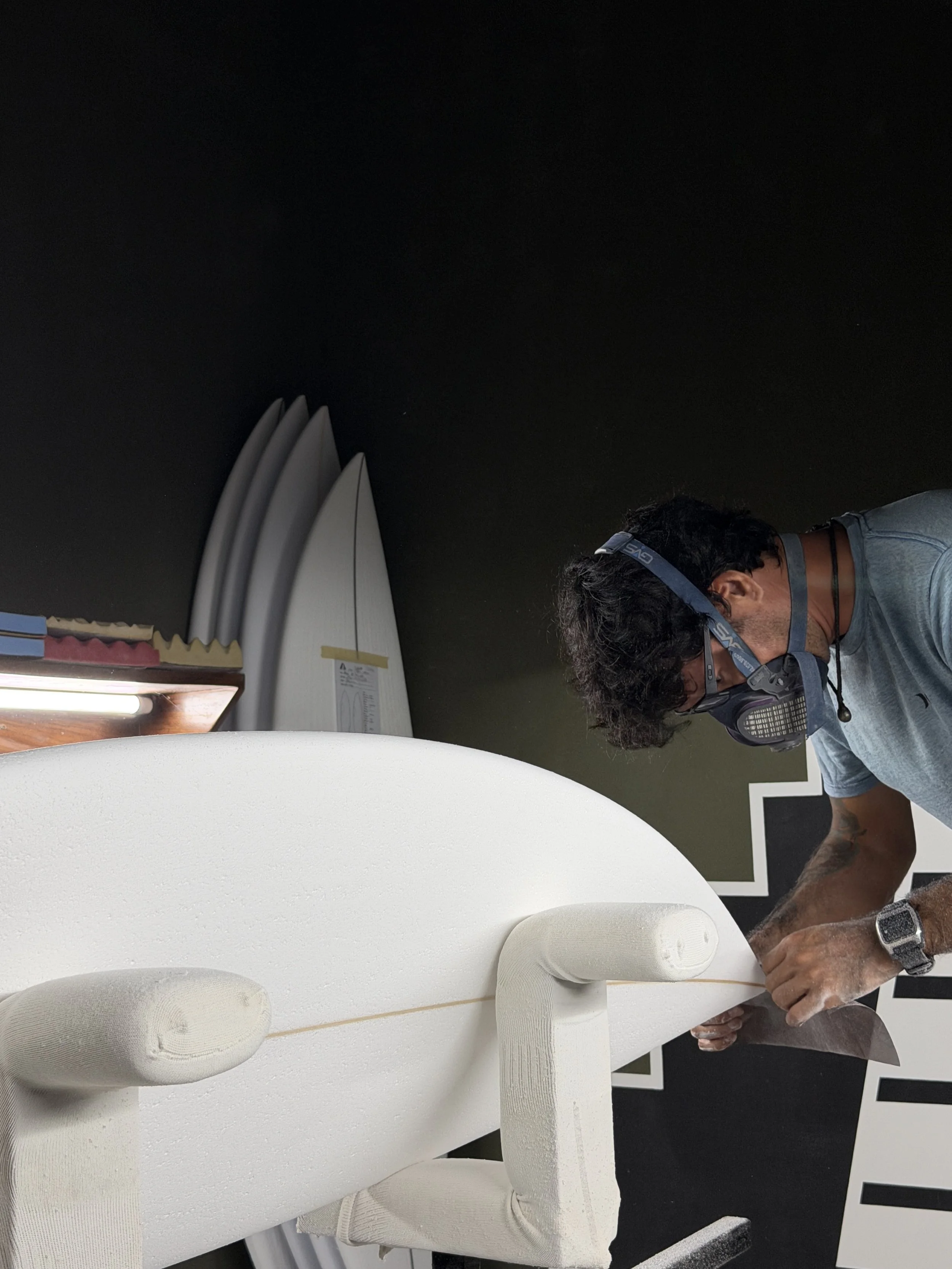 Sayulita surf factory shaping room - high quality surfboards - tour for great experience visiting Sayulita