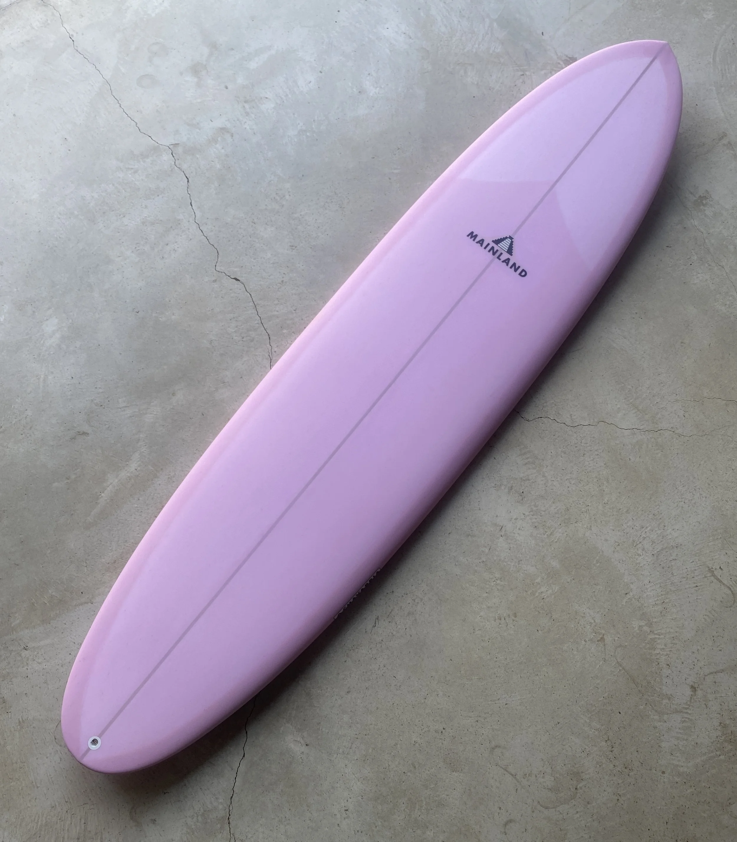 pink surfboard - custom fun shape