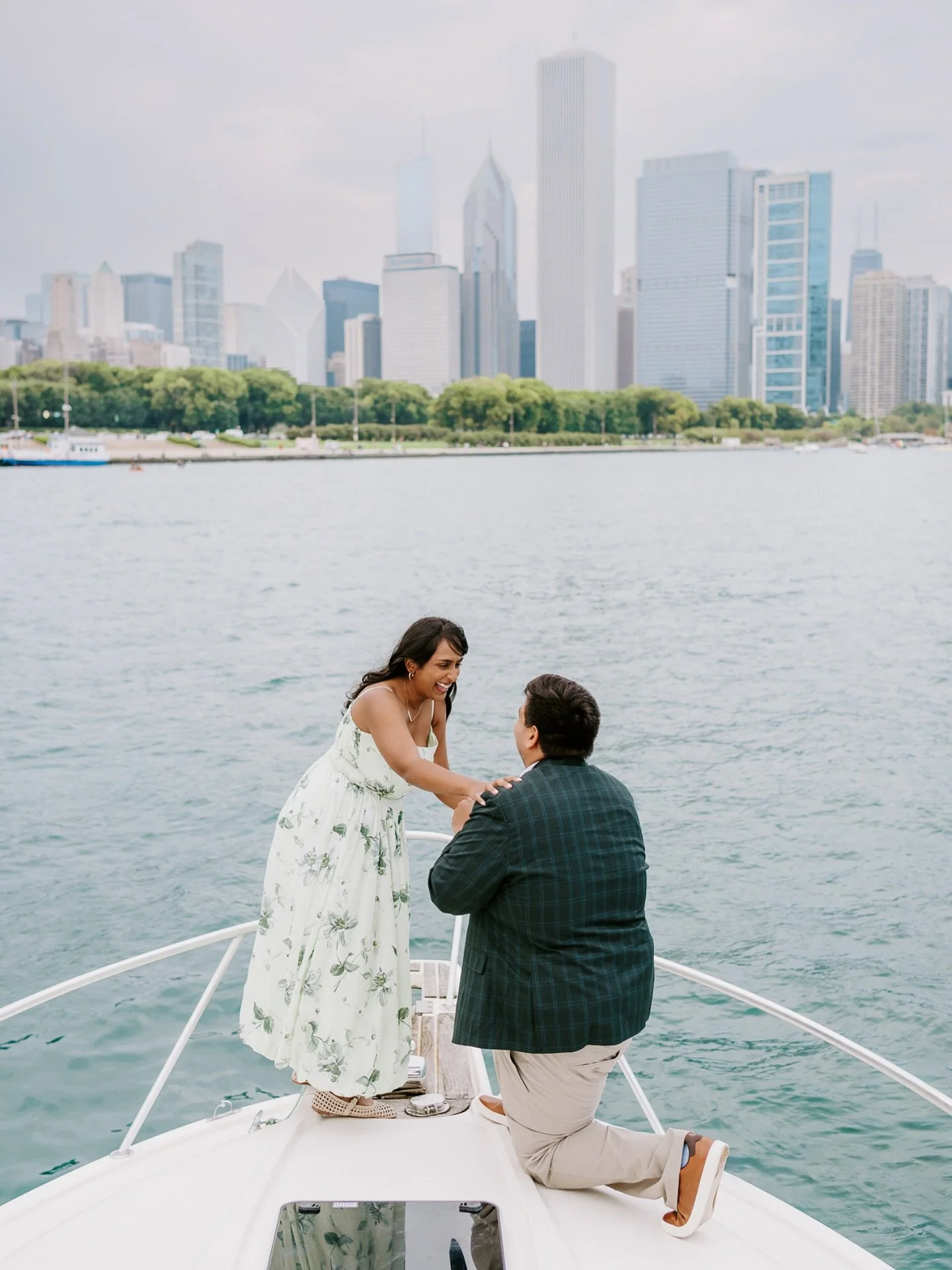 The one where Tarun + Sarika get ENGAGED!!!
What a dream setting up this proposal!!!! Sarika thought she was going on a semi-private boat ride and the other couple “got stuck in traffic and wouldn’t make it in time” so they got the