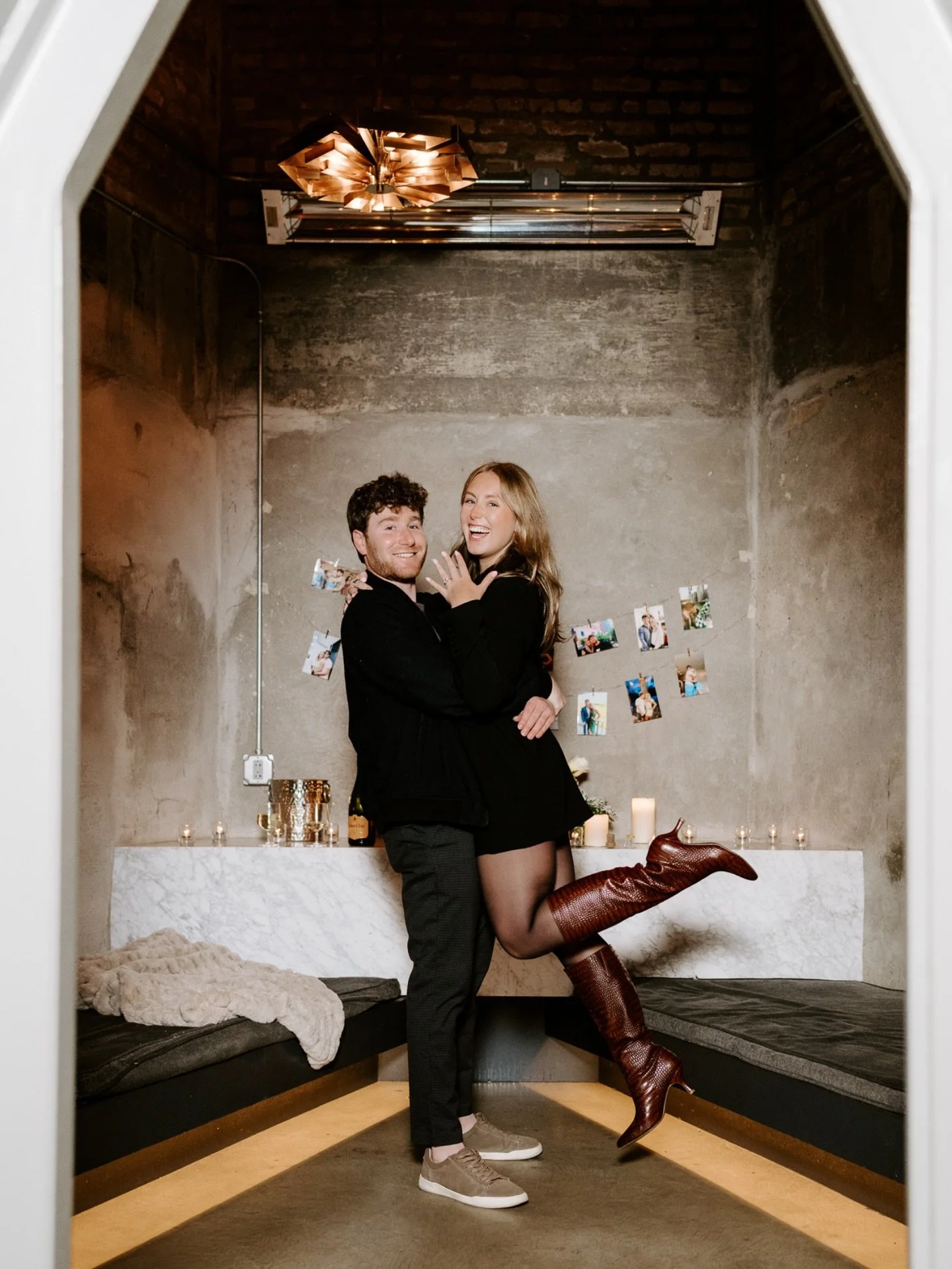 The cutest Wicker Park proposal at @caferobey !!!

Bailey and Max had been here before and she had mentioned that the grotto would be such a cool spot for a proposal. Little did she know, Max would remember that little comment and plan his proposal t