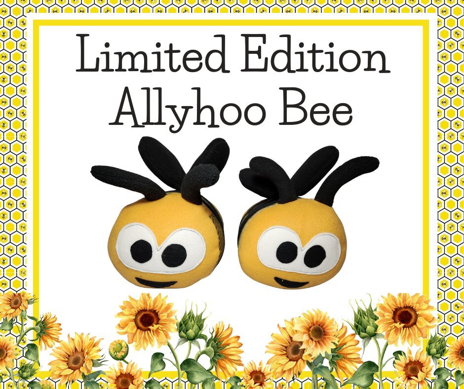 Check out our newest Spring Limited Edition character, the Allyhoo Bee! We have all sort of fun and funky bees, see them on our website!

Shop Here: www.allyhoo.com/shop

#allyhoo #spring #bee #bumblebee #community #shakopeemn #stfrancis #childrensho