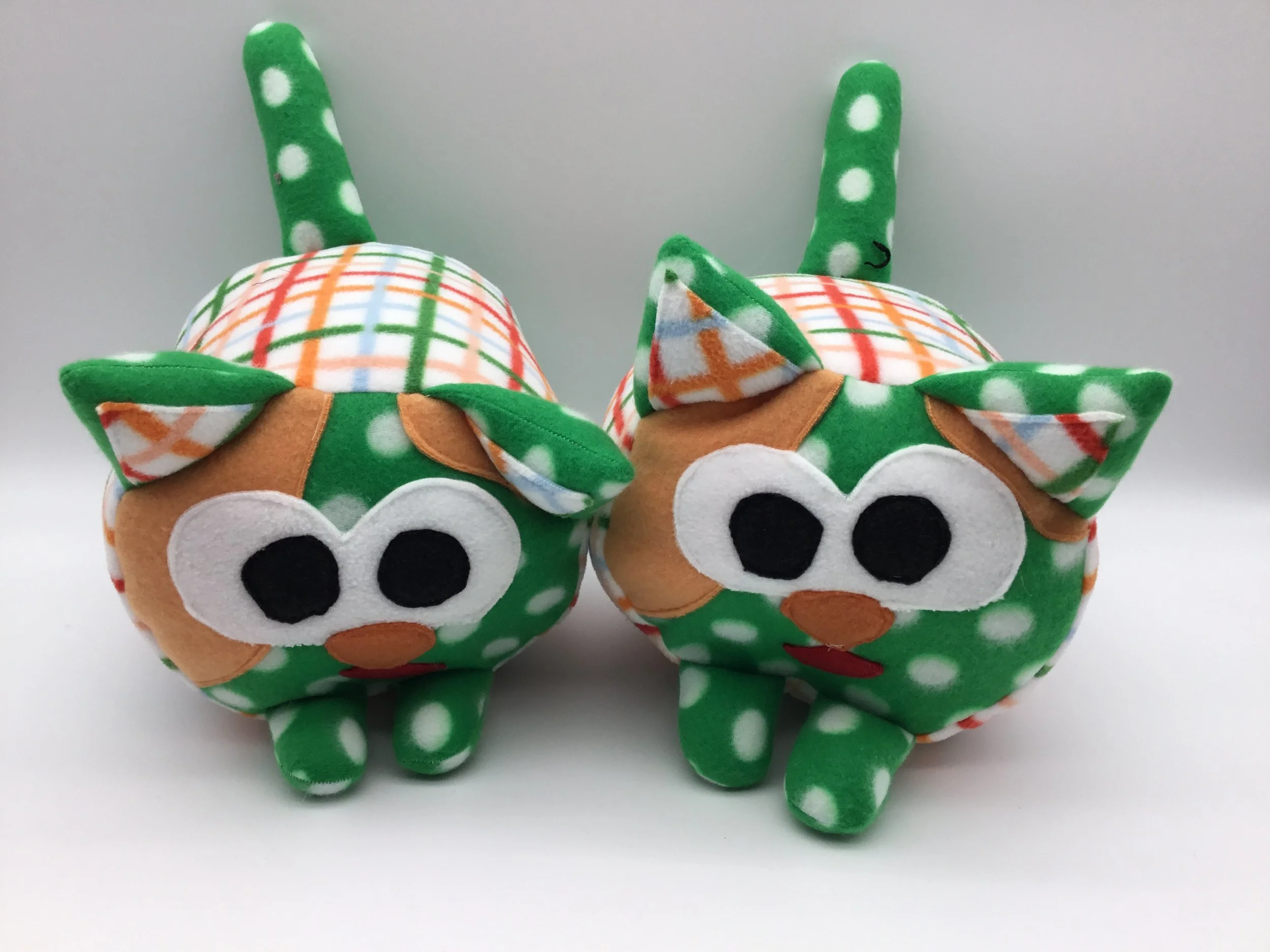 Polka Dot Striped Cat