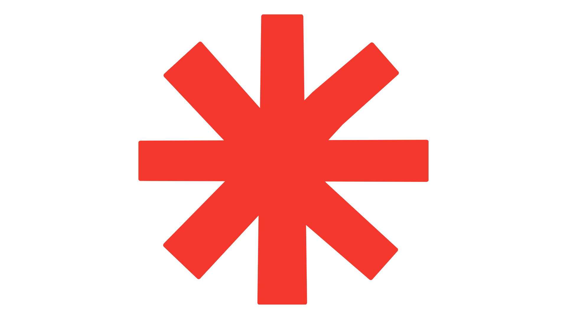 Red asterisk symbol