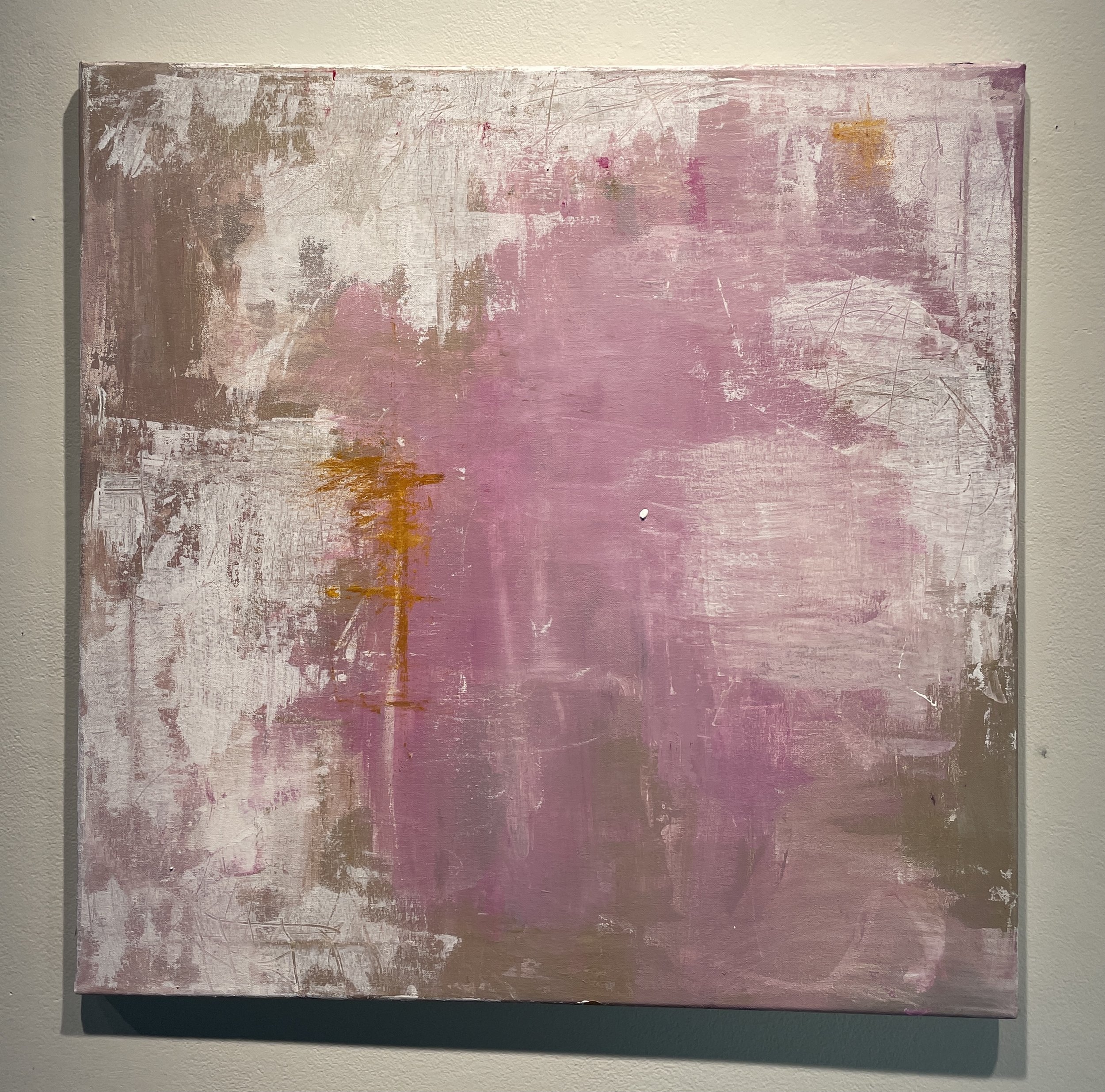 Chip Away 2. Acrylic on Canvas. 24 x 24
