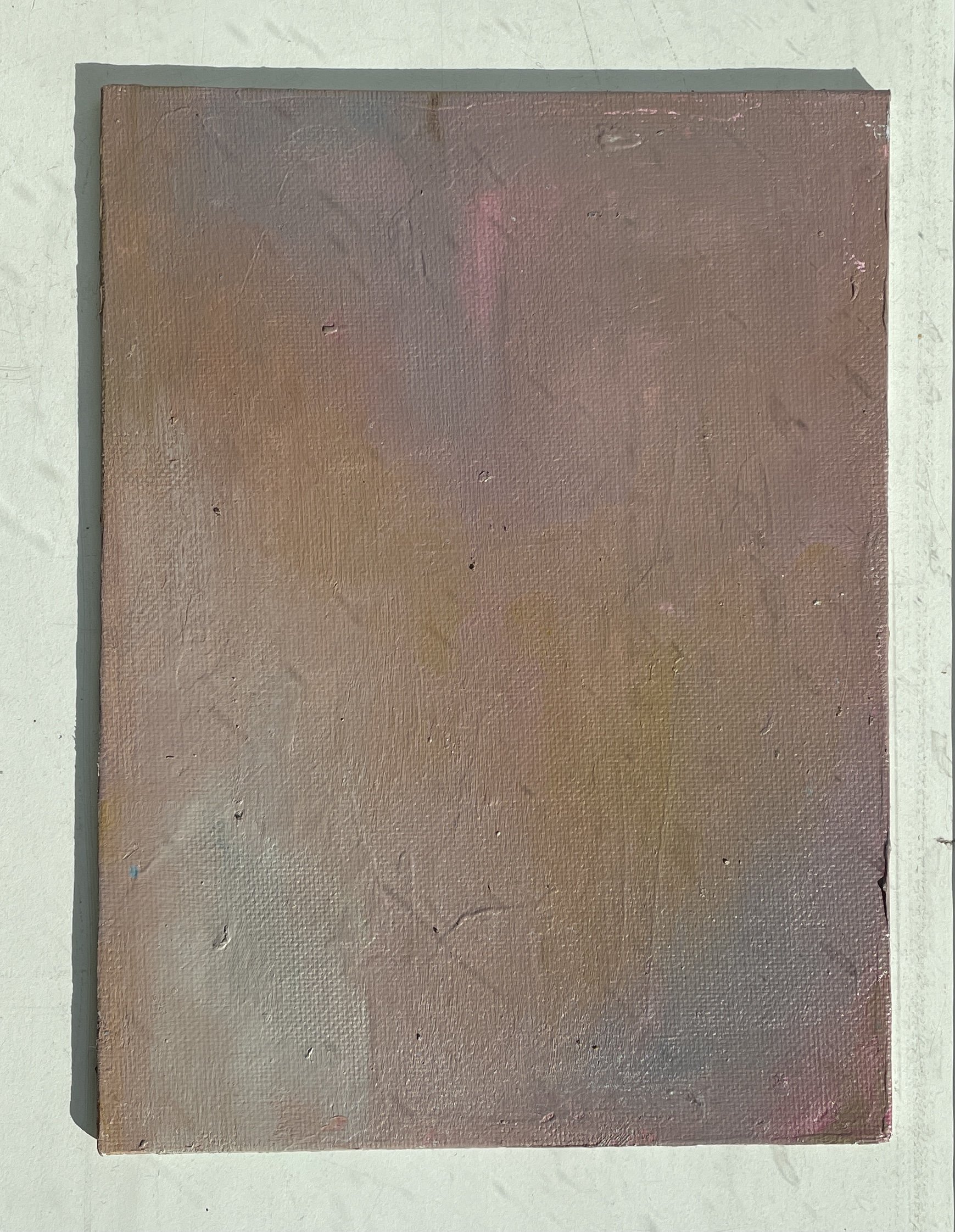Spaces 1. Acrylic on Masonite. 4 x 6"
