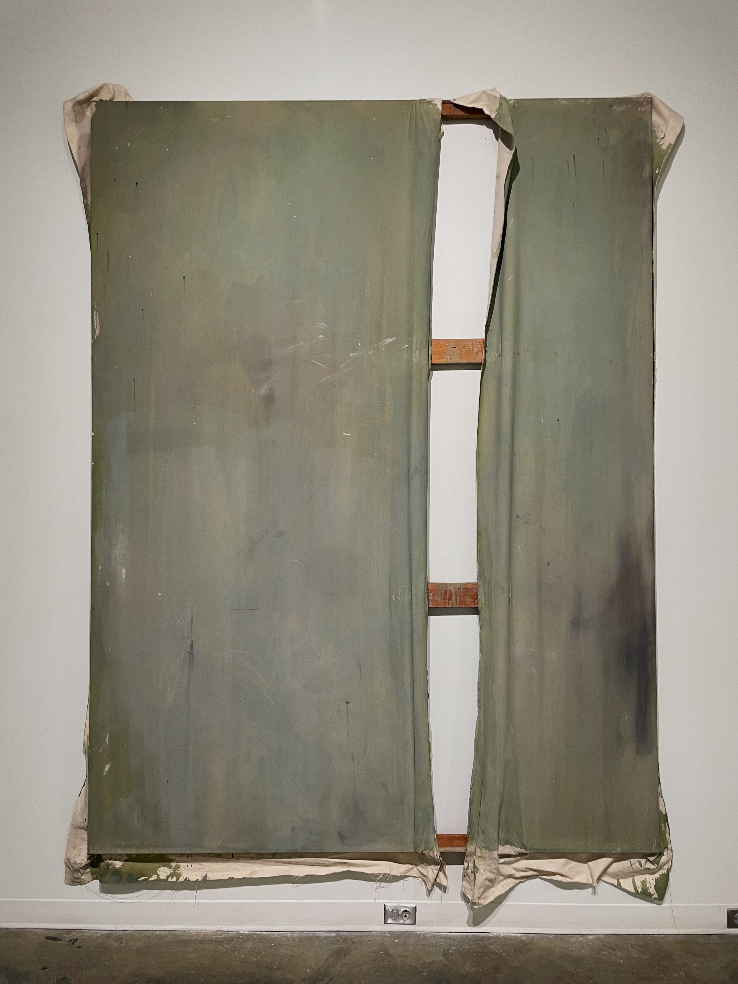 Whisper. 2022. Oil and acrylic on canvas. 78 x 104in