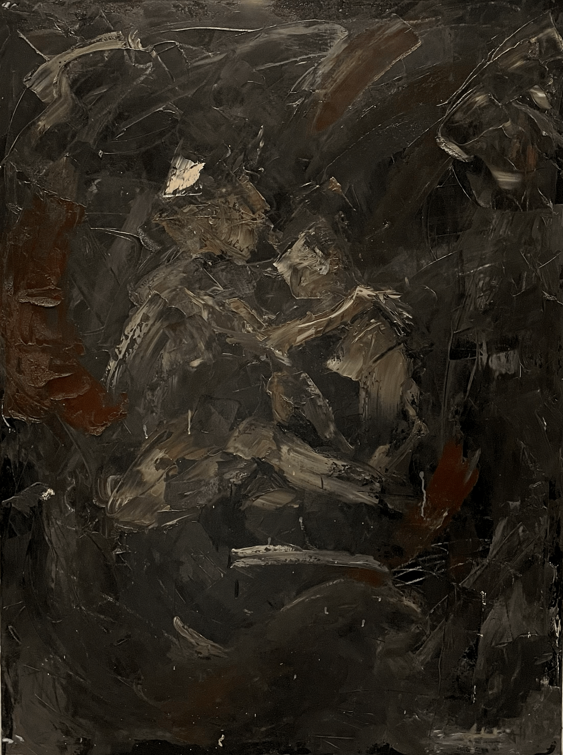 Embrace 2021. Oil on canvas. 72 x 36 in.