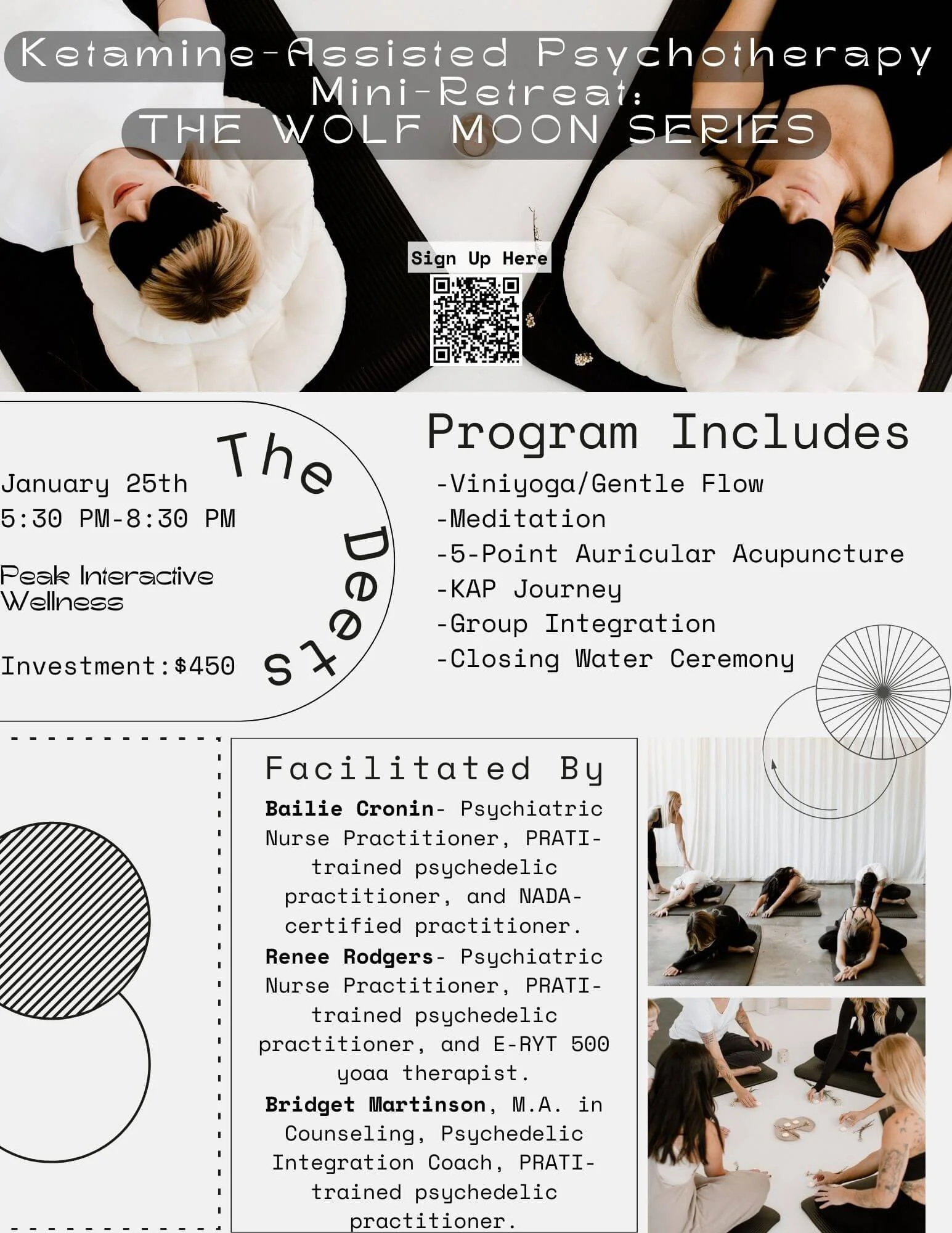 Ketamine-Assisted Psychotherapy Mini Retreat Marketing Photo