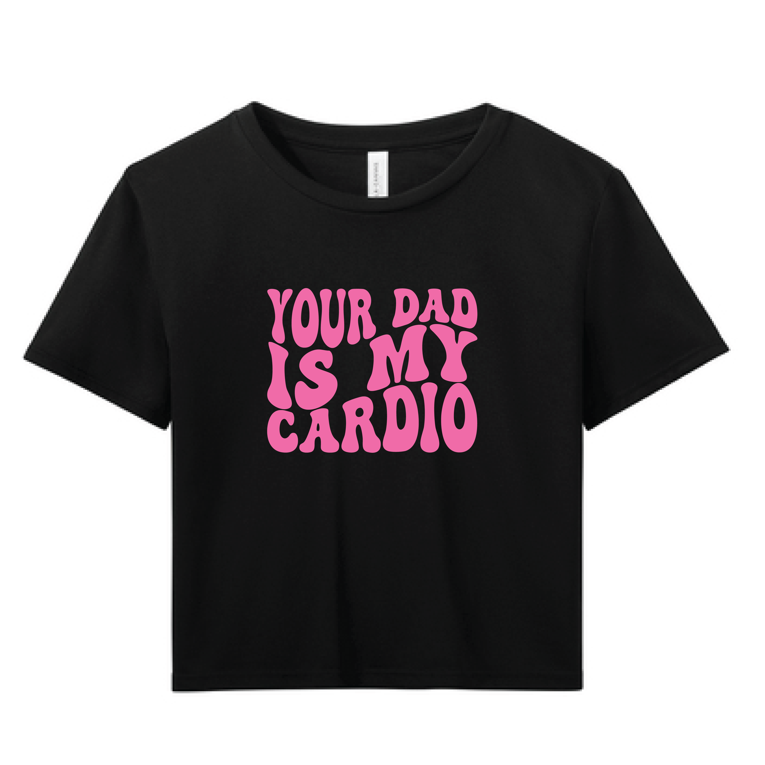 YOUR DAD IS MY CARDIO- BLACK.png