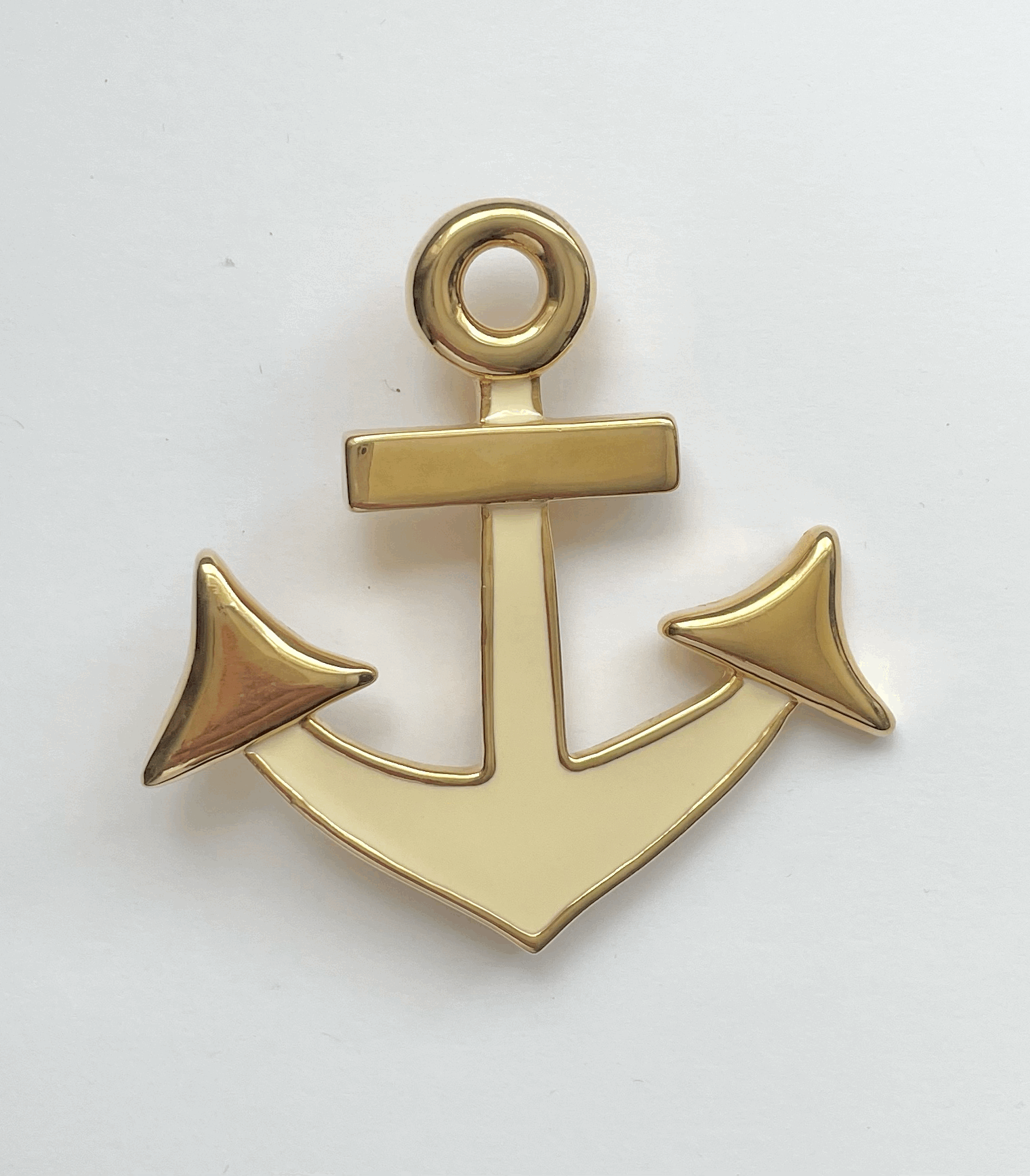 Large Vintage Anchor Brooch