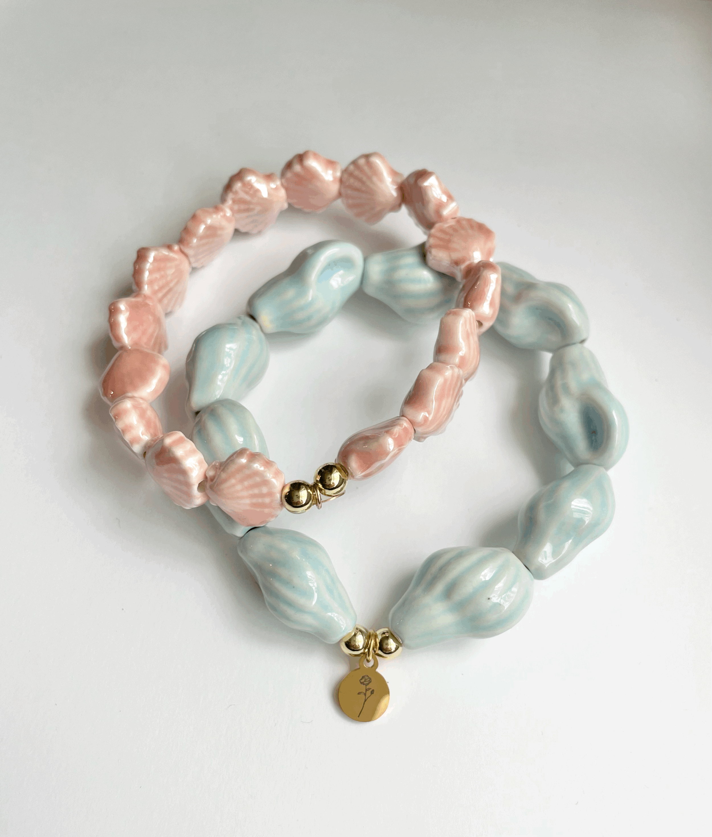 Ceramic Shell Bracelets