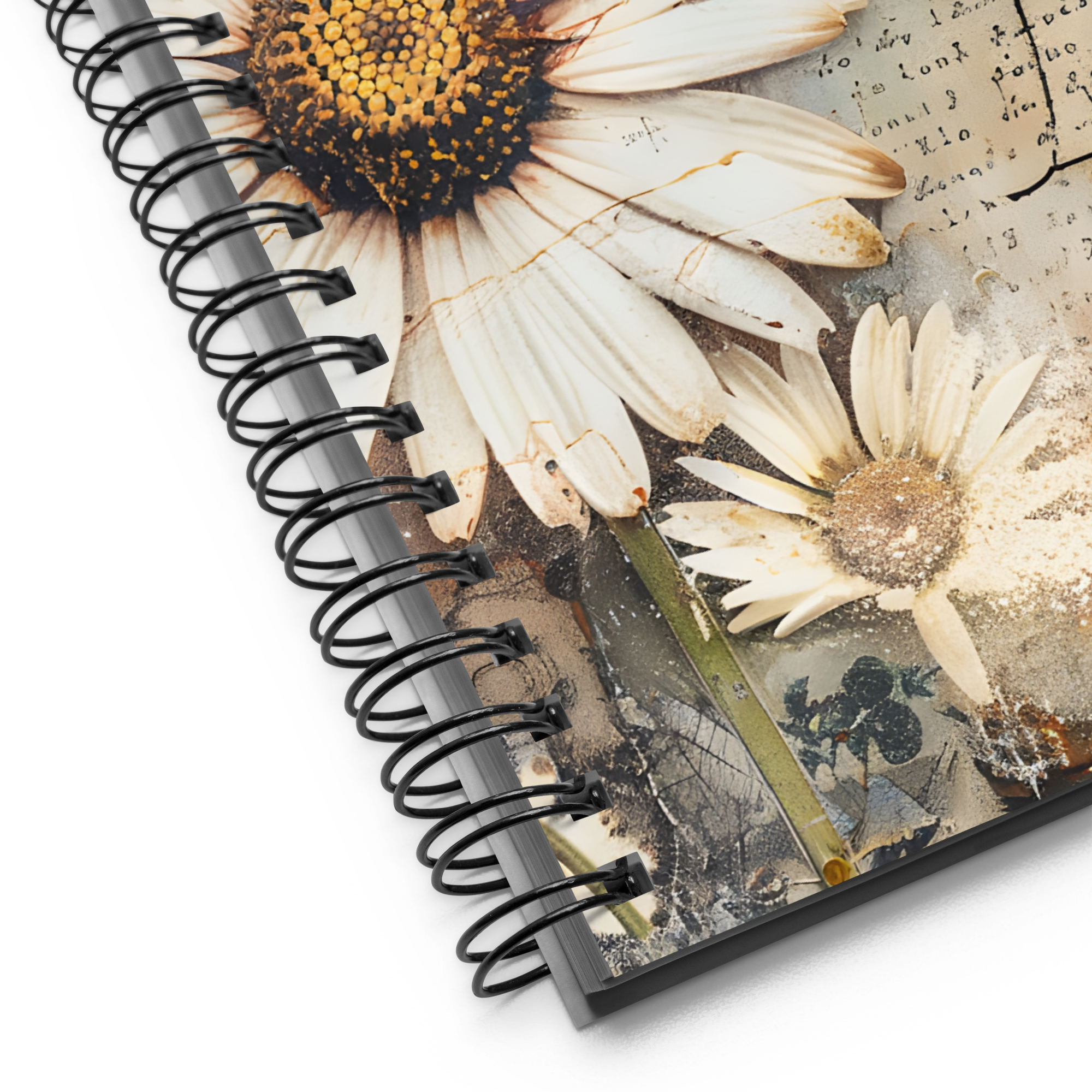 Vintage Floral Spiral Notebook