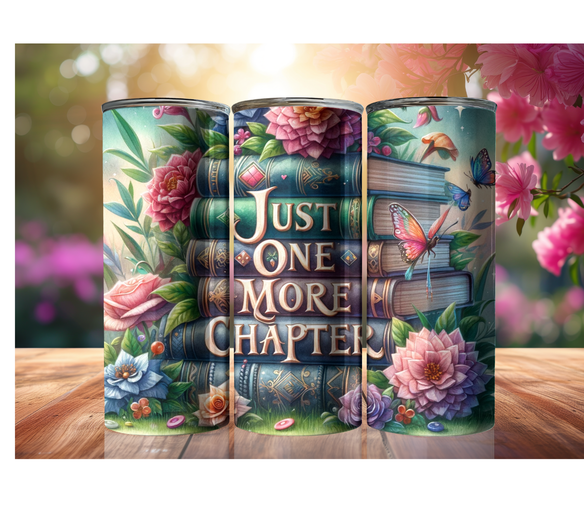 Just One More Chapter 20oz Stainless Steel Tumbler
