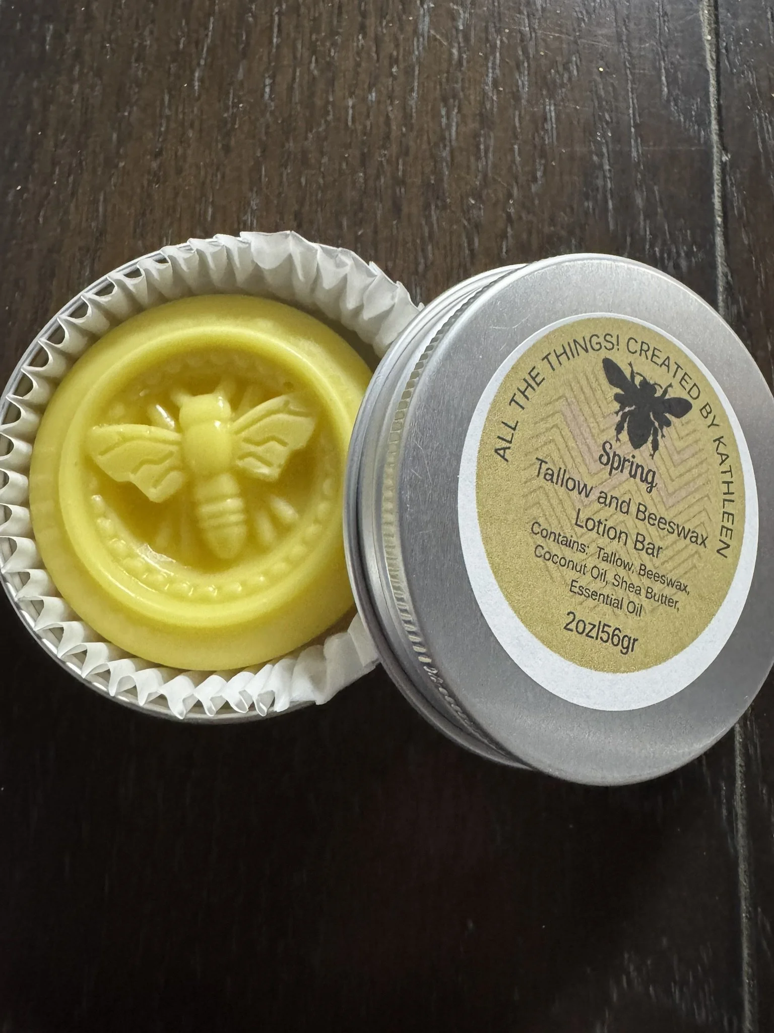 Tallow and Beeswax Lotion Bar