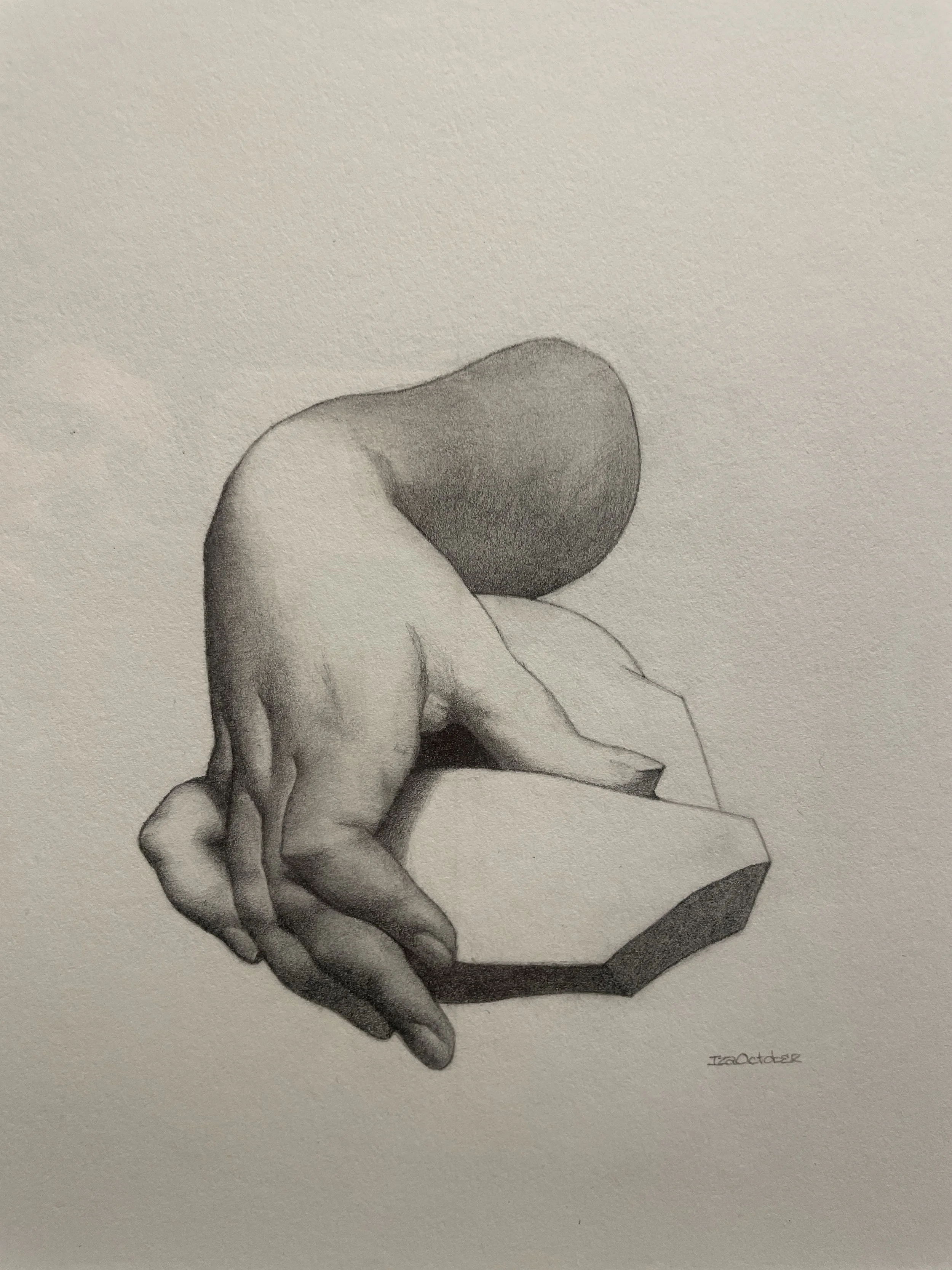Bargue master copy, graphite, 2018
