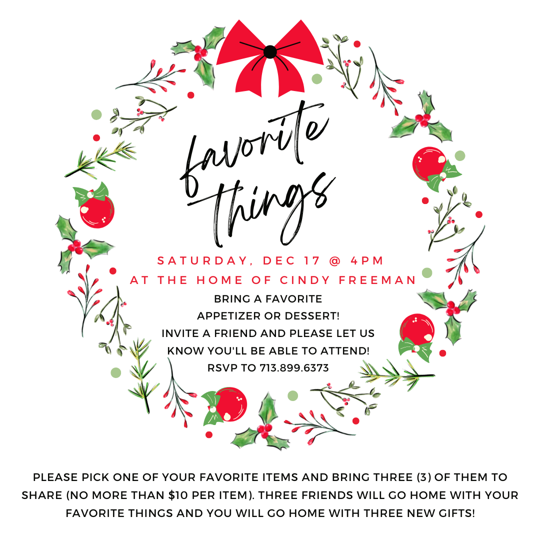 Ladies Favorite Things Party
