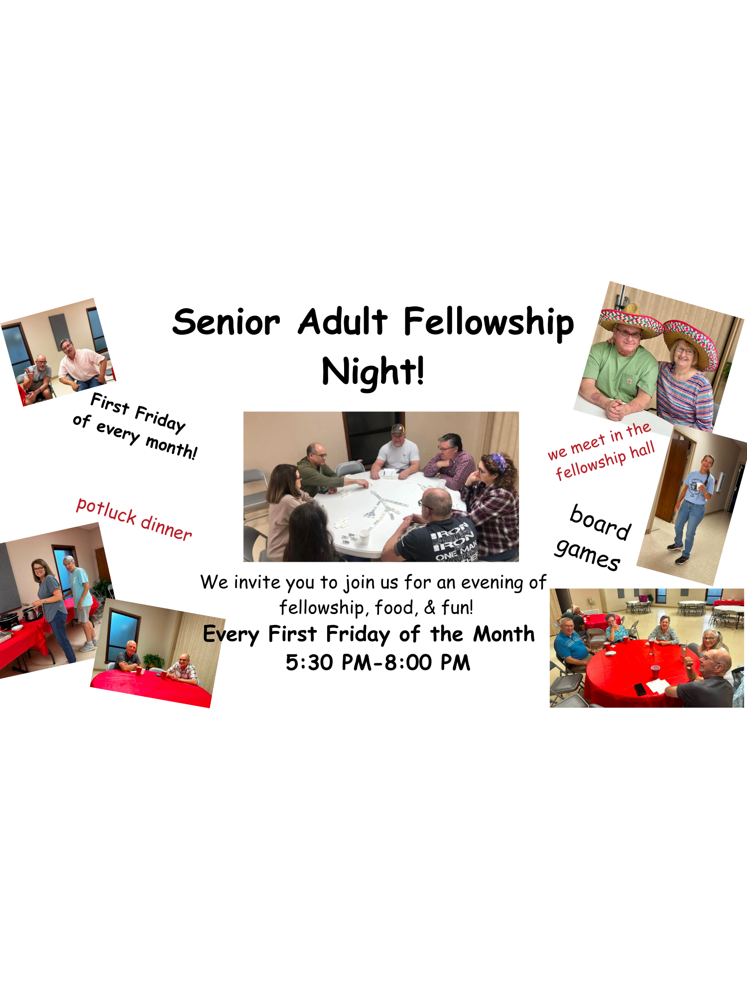 Senior Fun Fellowship Night