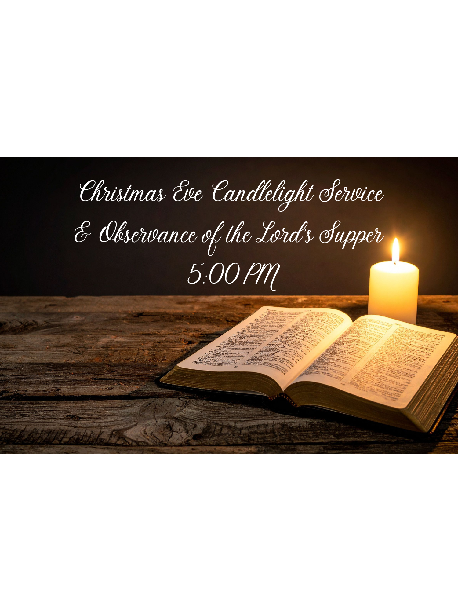 Candlelight Service on Christmas Eve