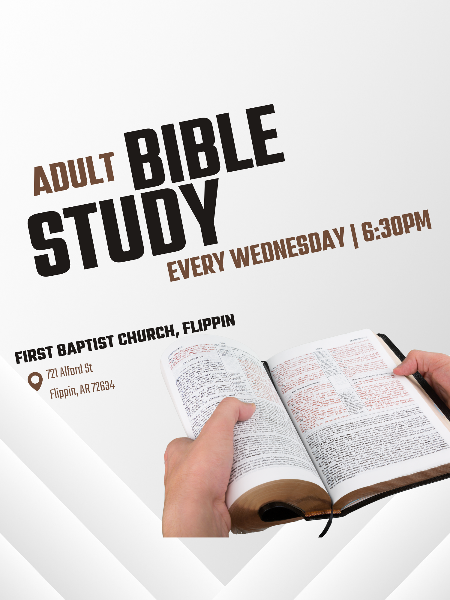 Adult Wednesday Bible Study