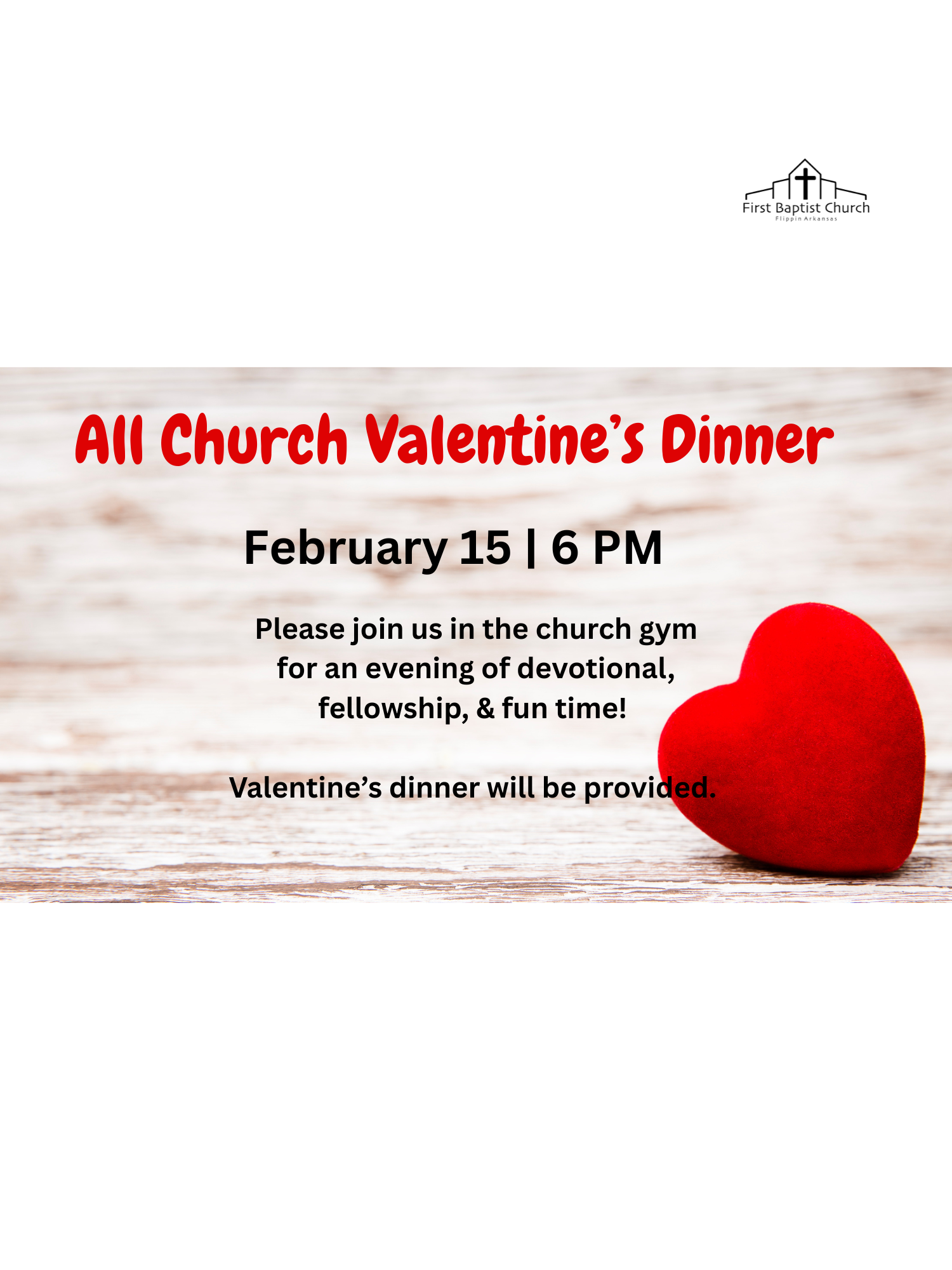 All Church Valentine's Dinner