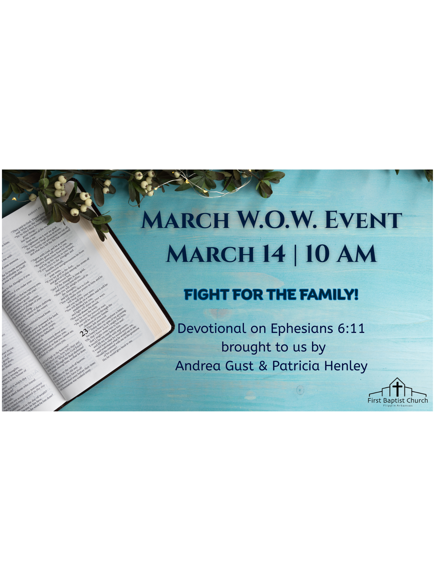 March W.O.W. Event