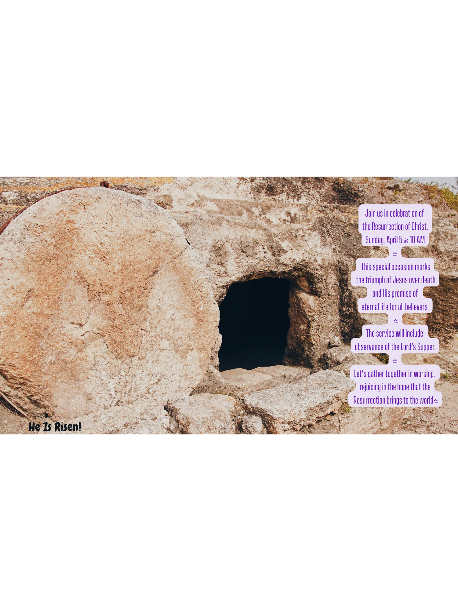 Resurrection Celebration & Observance of The Lord's Supper