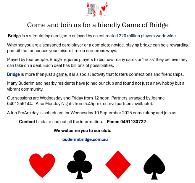 Bridge - Fun Pro Am Day
