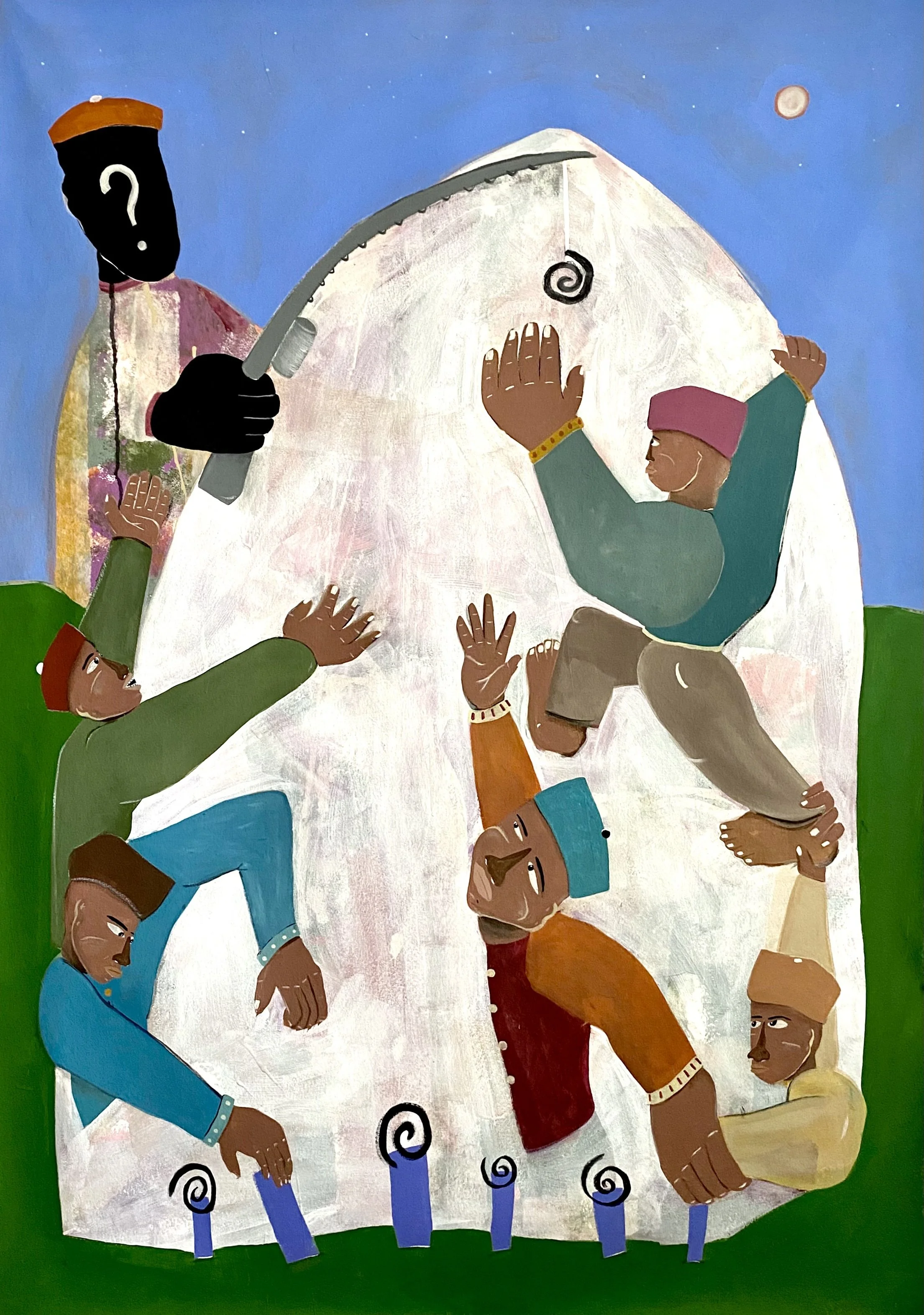 “WHAT YOU REACHING FOR?”