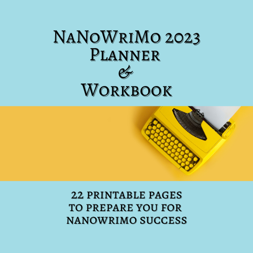 NaNoWriMo 2023 Planner & Workbook (22 Pages for Preptober & November w/ Worksheets)