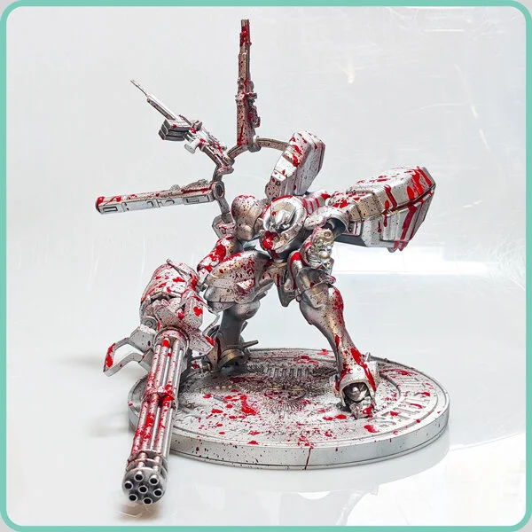 Metal Wolf Chaos Silver War figure