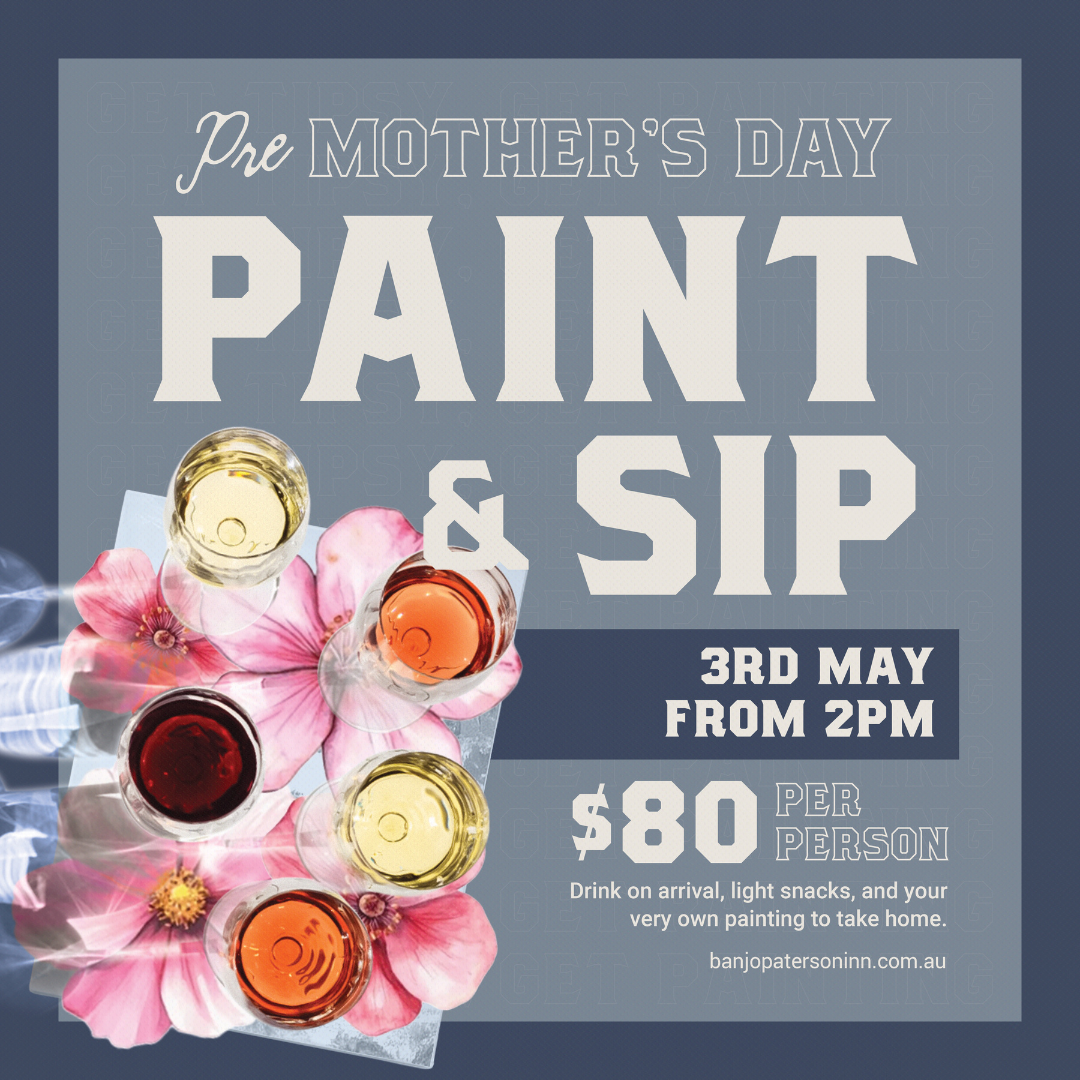 Pre-Mother’s Day Paint &amp; Sip at The Banjo