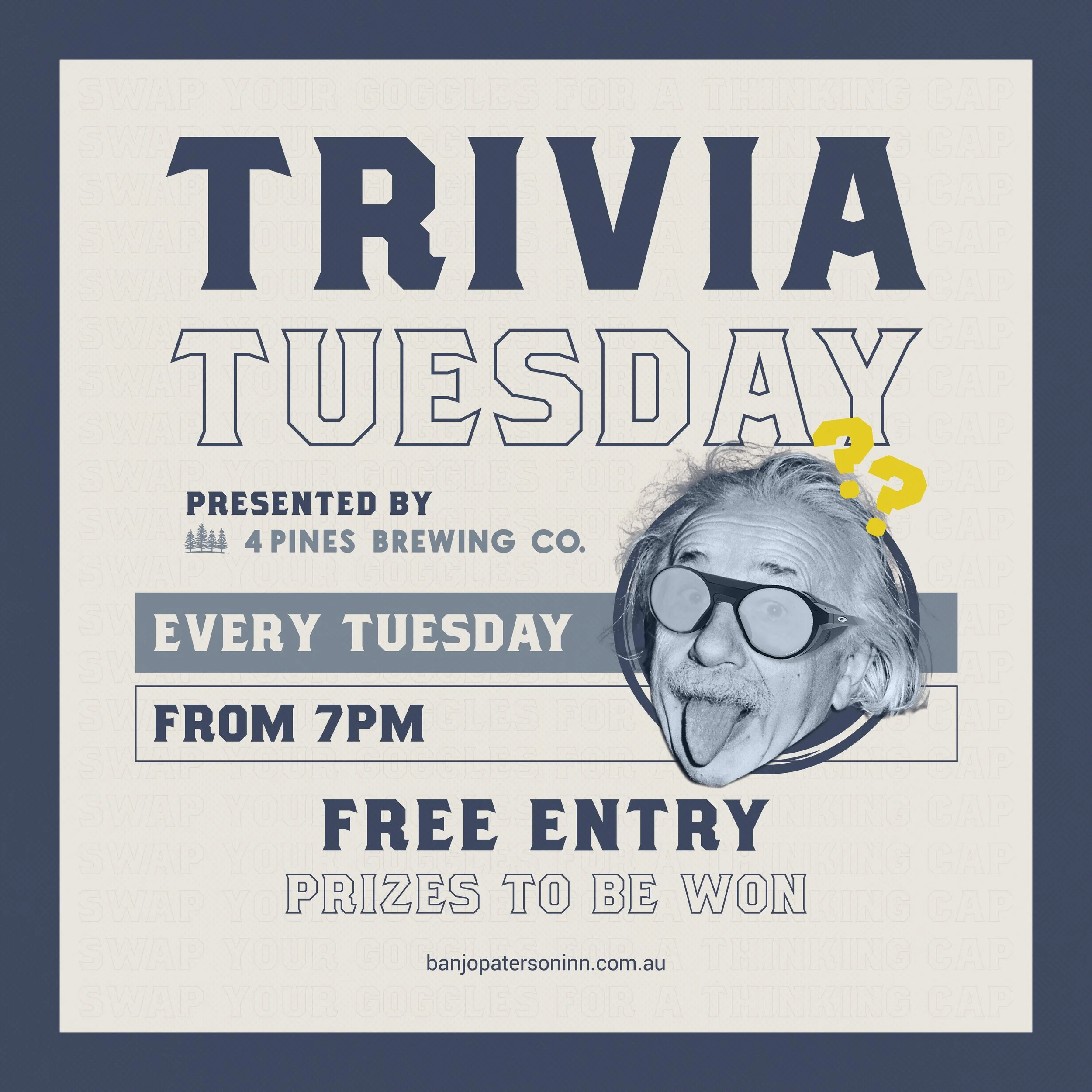Trivia Tuesday Presented by 4-Pines