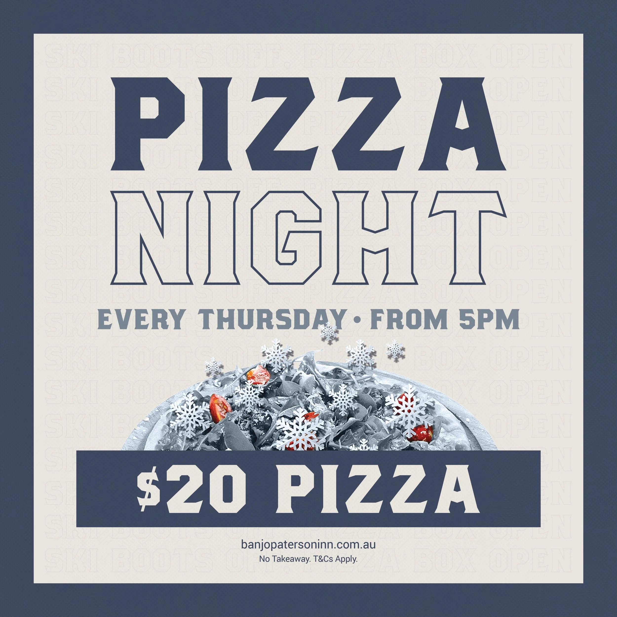 $20 Pizza Thursday