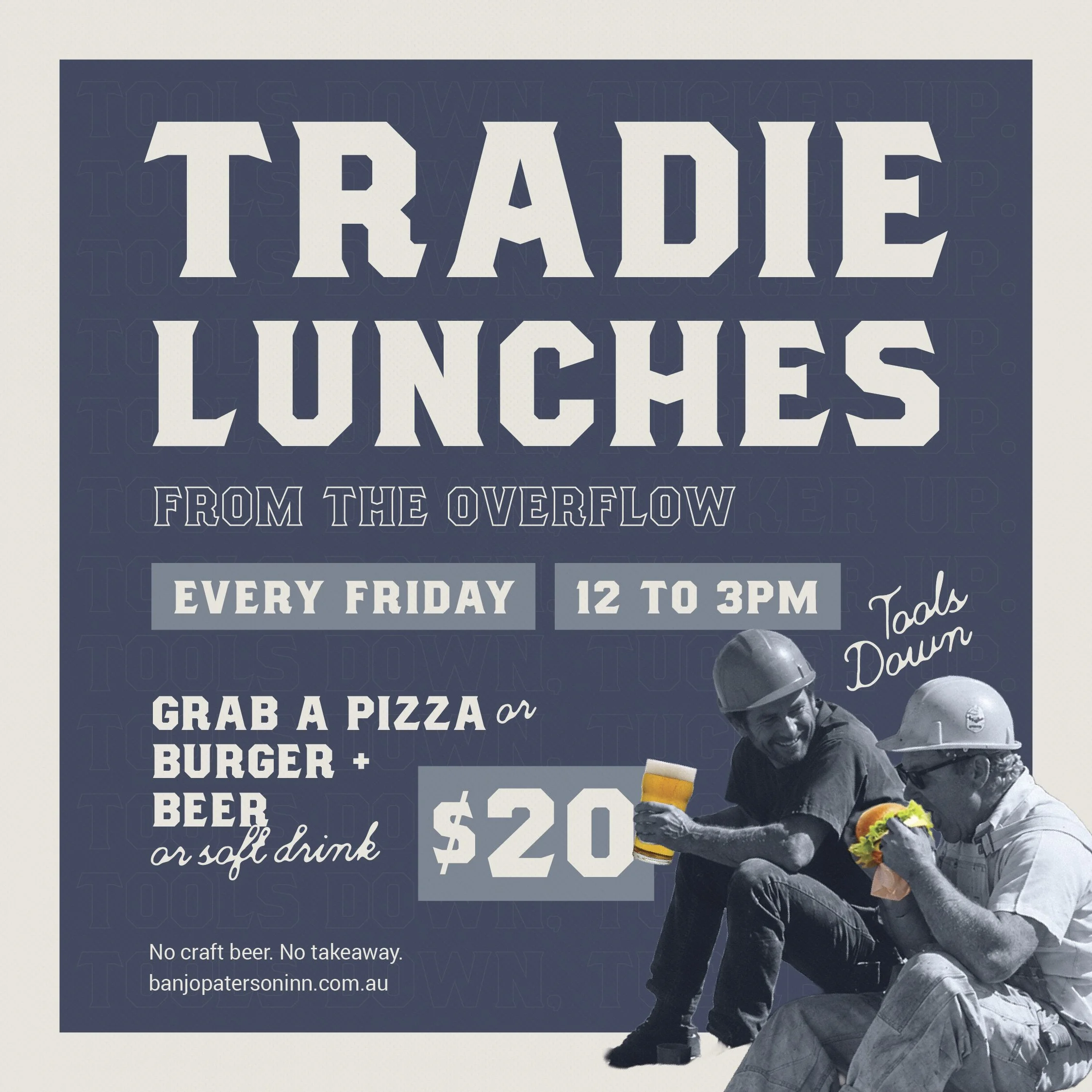 Tradie Lunch Friday