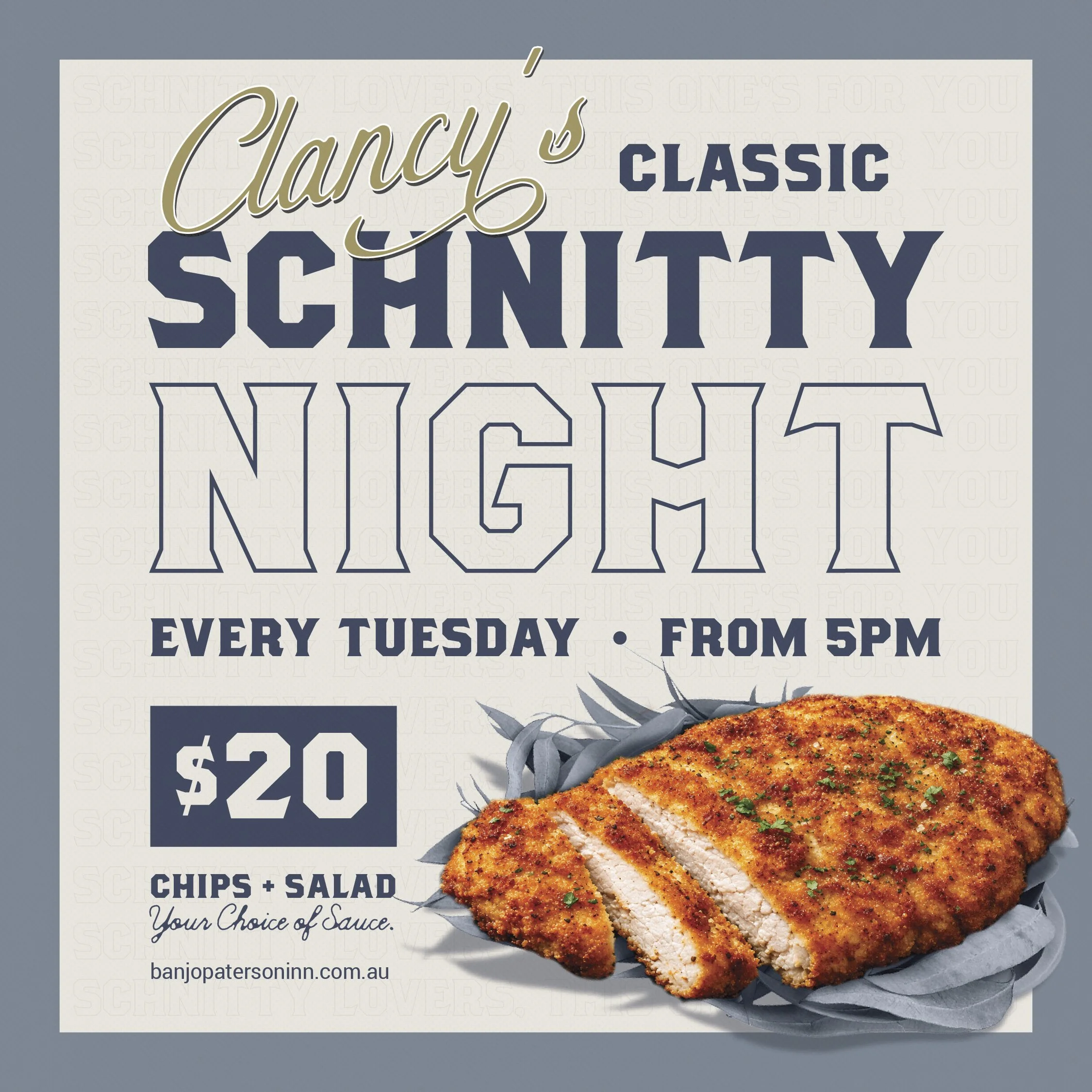 Clancy's Classic $20 Snitty Night