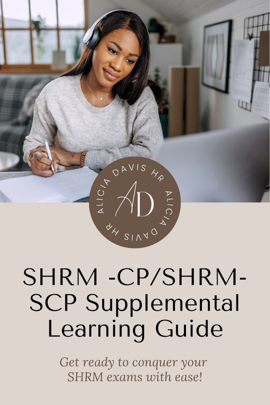 SHRM -CP/SHRM-SCP Supplemental Learning Guide