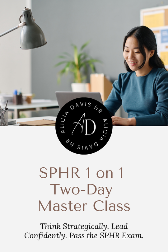 SPHR Credential Prep 1 on 1 Master Class Two day Masterclass
