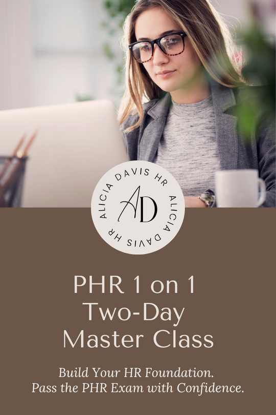 PHR  Prep 1 on 1 -Two Day Master Class