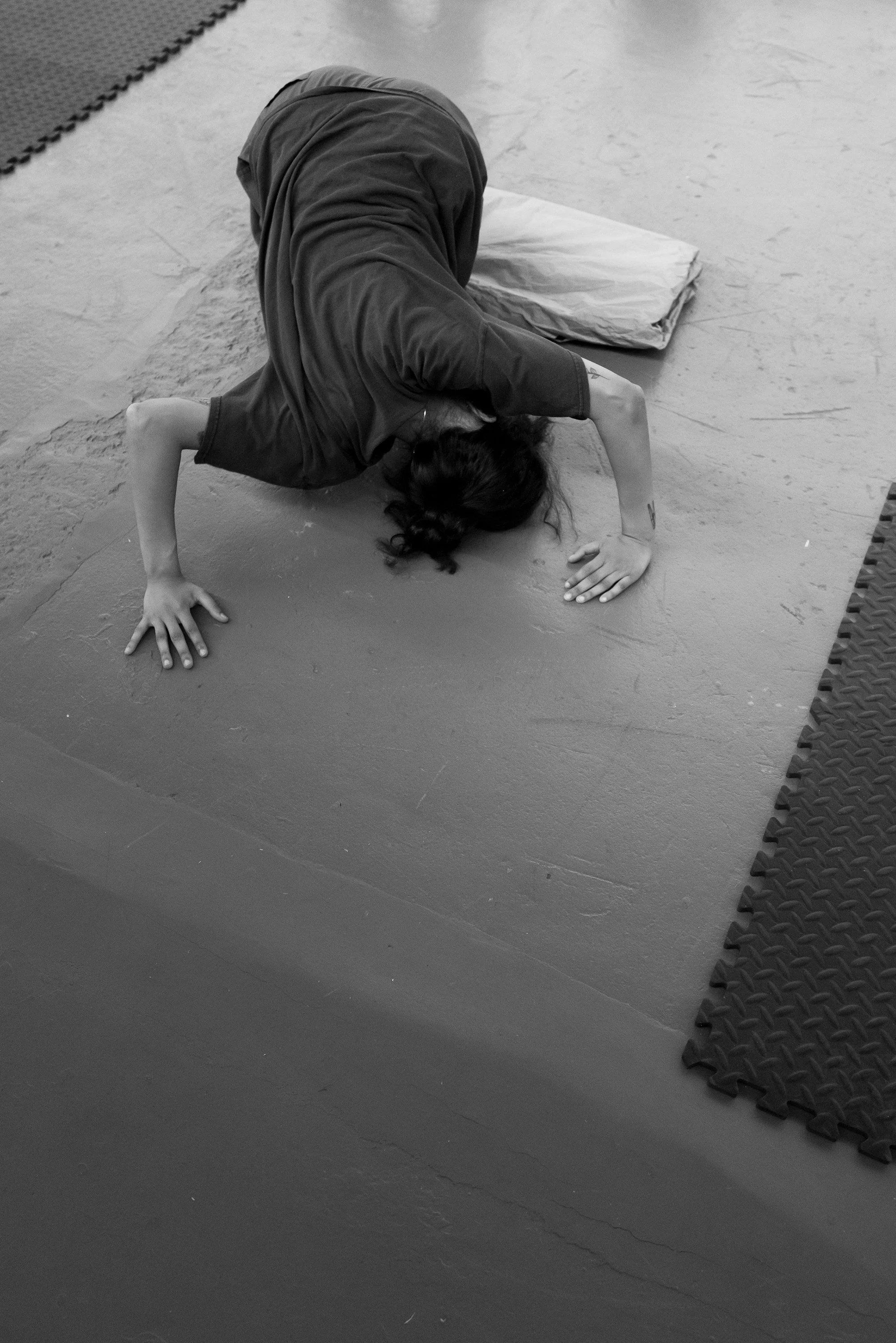 Jason Williams documented rehearsals and work in progress of Will Rawls' Unmade performance piece for The Broad Museum.