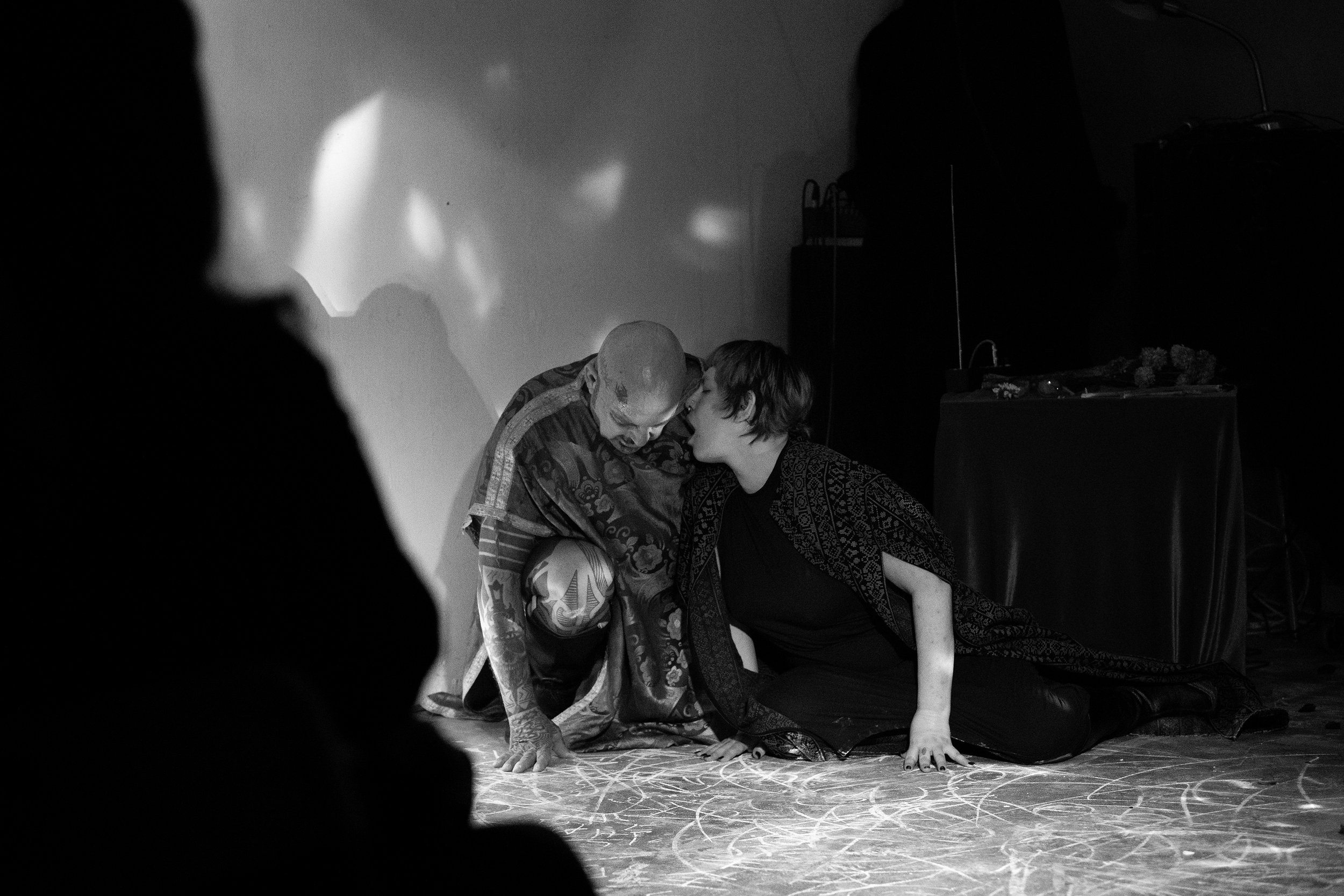 Performance artists, Ron Athey and Carmina Escobar