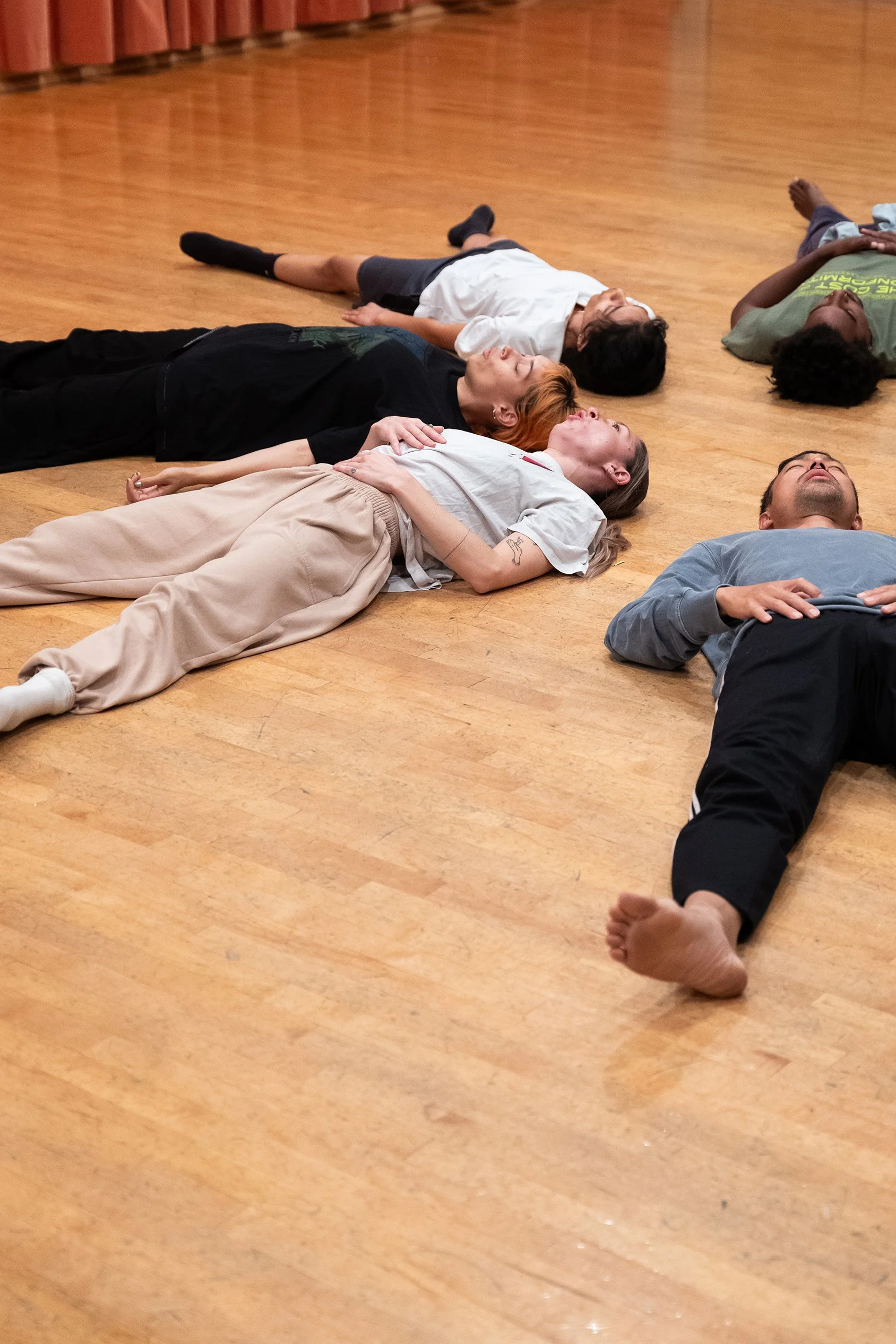 Jason Williams documented rehearsals and work in progress of Will Rawls' Unmade performance piece for The Broad Museum.