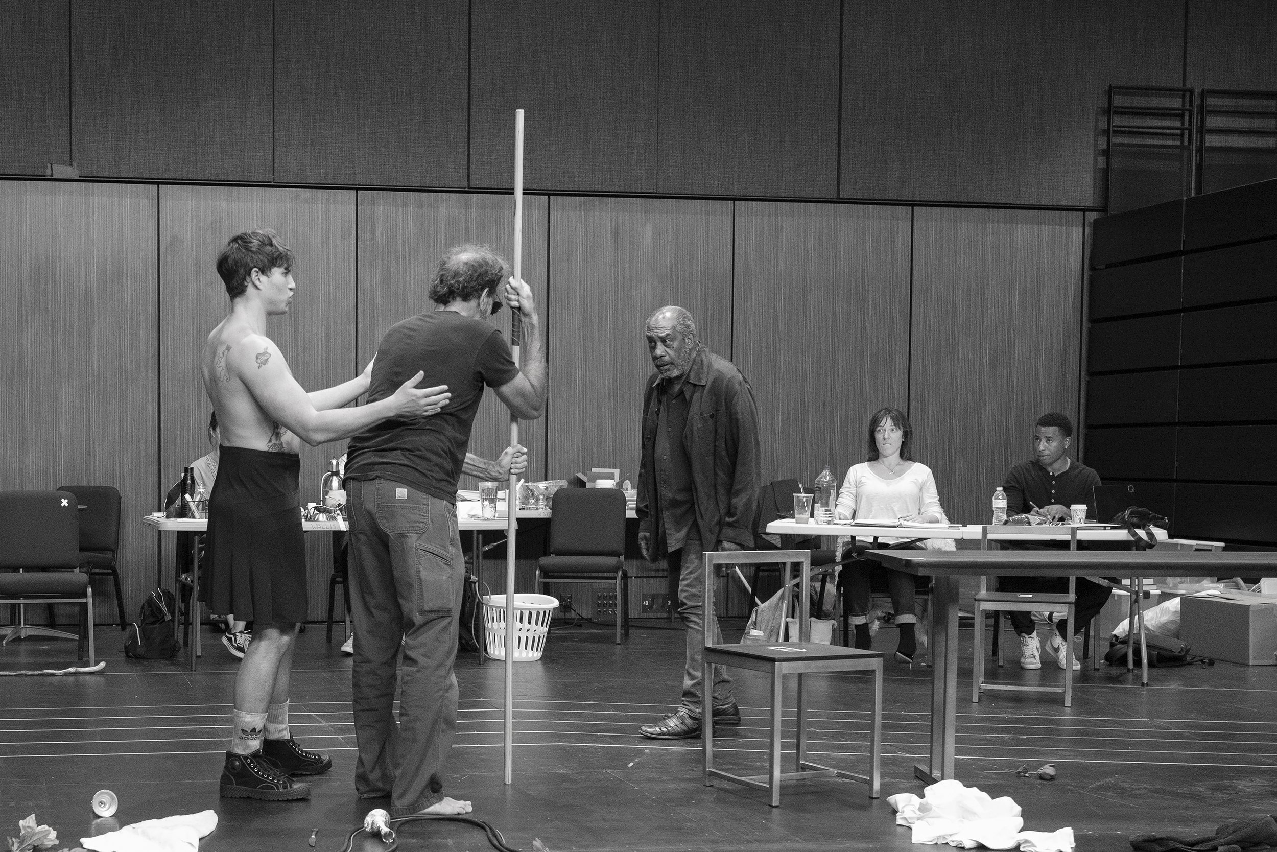 Los Angeles photographer, Jason Williams, documented rehearsals and the world premiere performance of King Lear, starring Joe Morton.