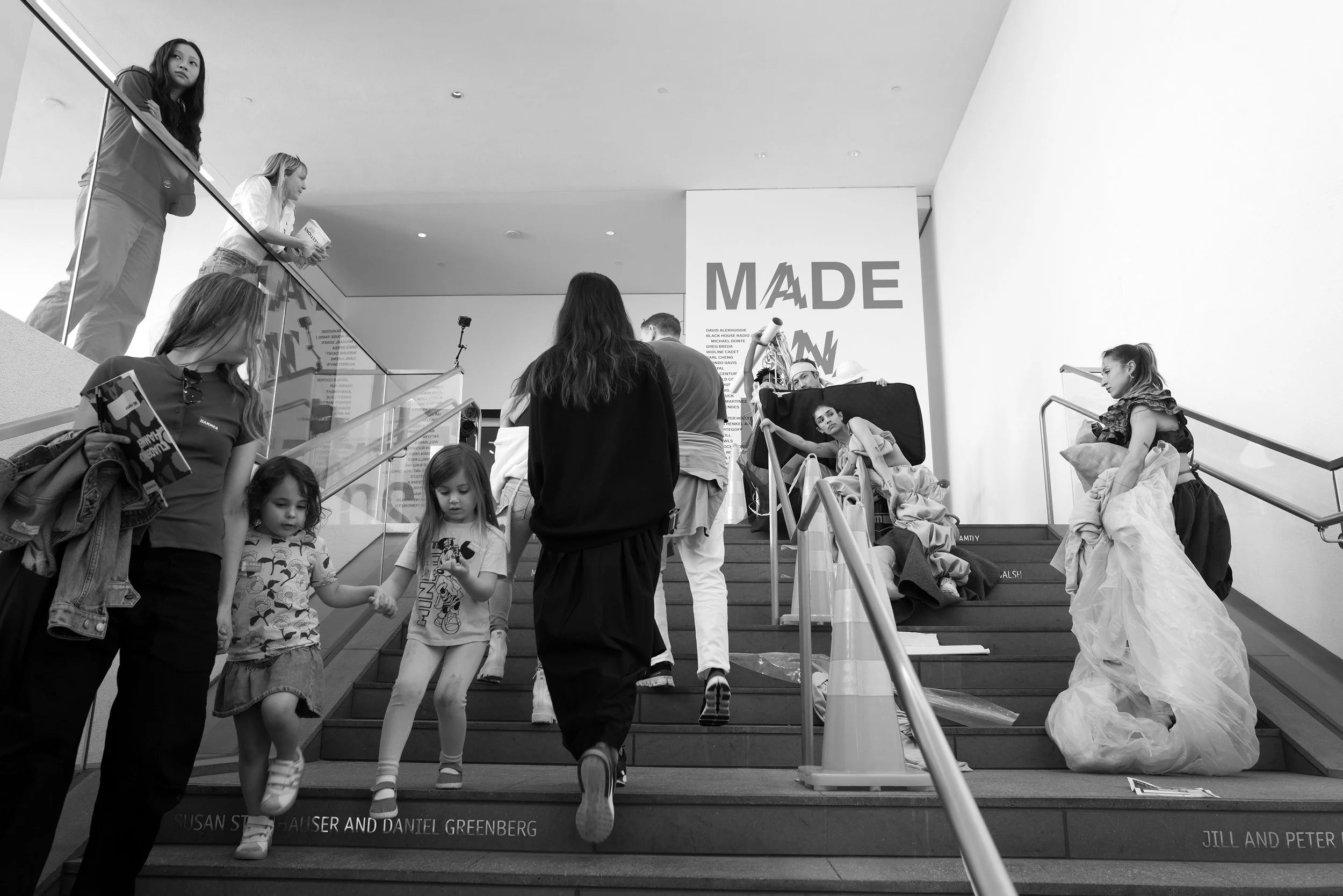 Jason Williams documented rehearsals and work in progress of Will Rawls' Unmade performance piece for The Broad Museum.