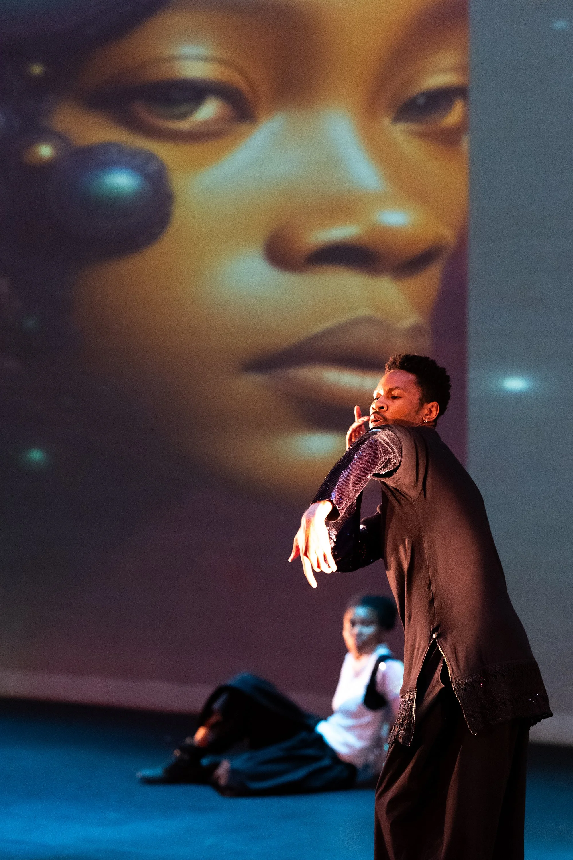 Los Angeles photographer, Jason Williams, documented choreographer and transmedia storyteller d. Sabela grimes collaborated with CAP UCLA to present his visionary performance, Parable of Portals, at the Nate Holden Performing Arts Center.