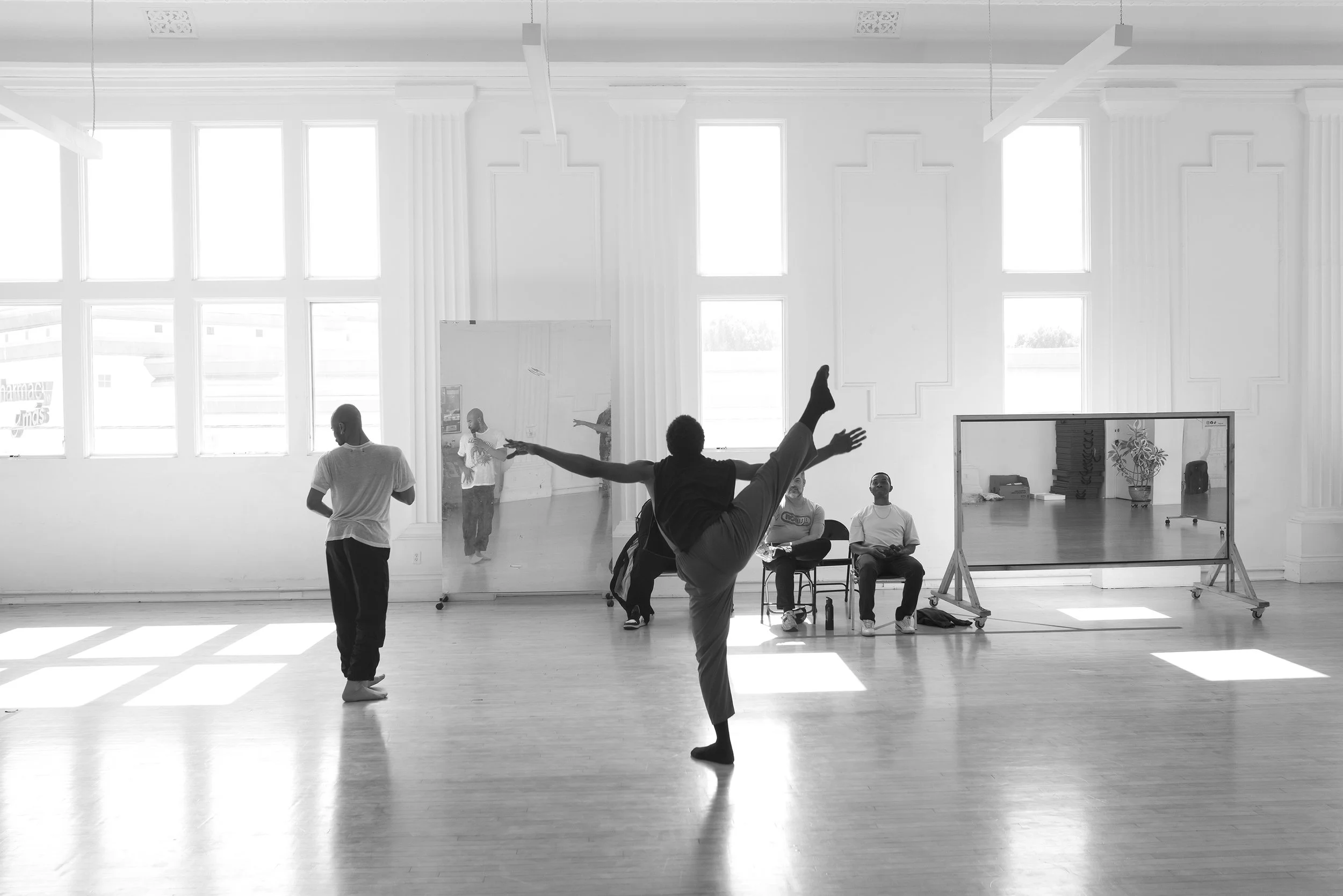 Los Angeles photographer, Jason Williams, documented rehearsals and the world premiere performance of Sissies, by choreographer Bernard Brown.