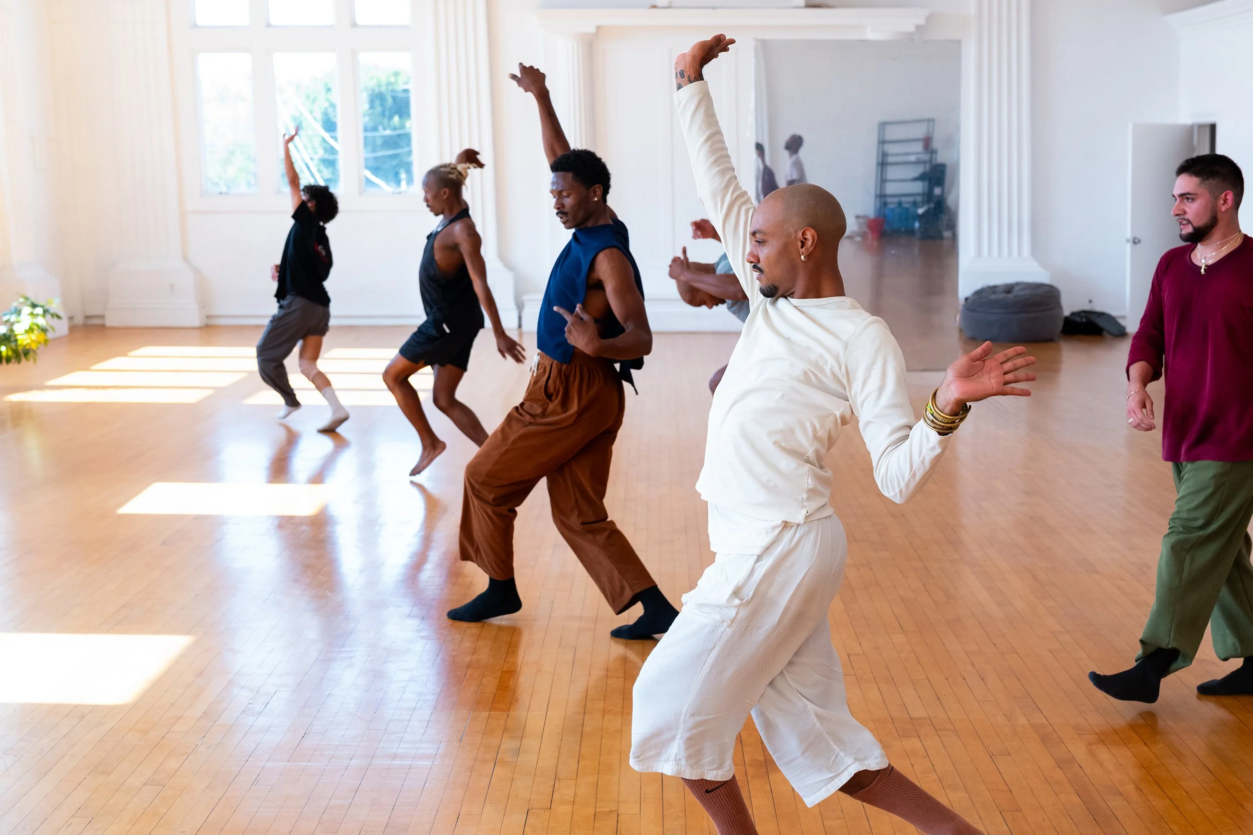 Los Angeles photographer, Jason Williams, documented rehearsals and the world premiere performance of Sissies, by choreographer Bernard Brown.