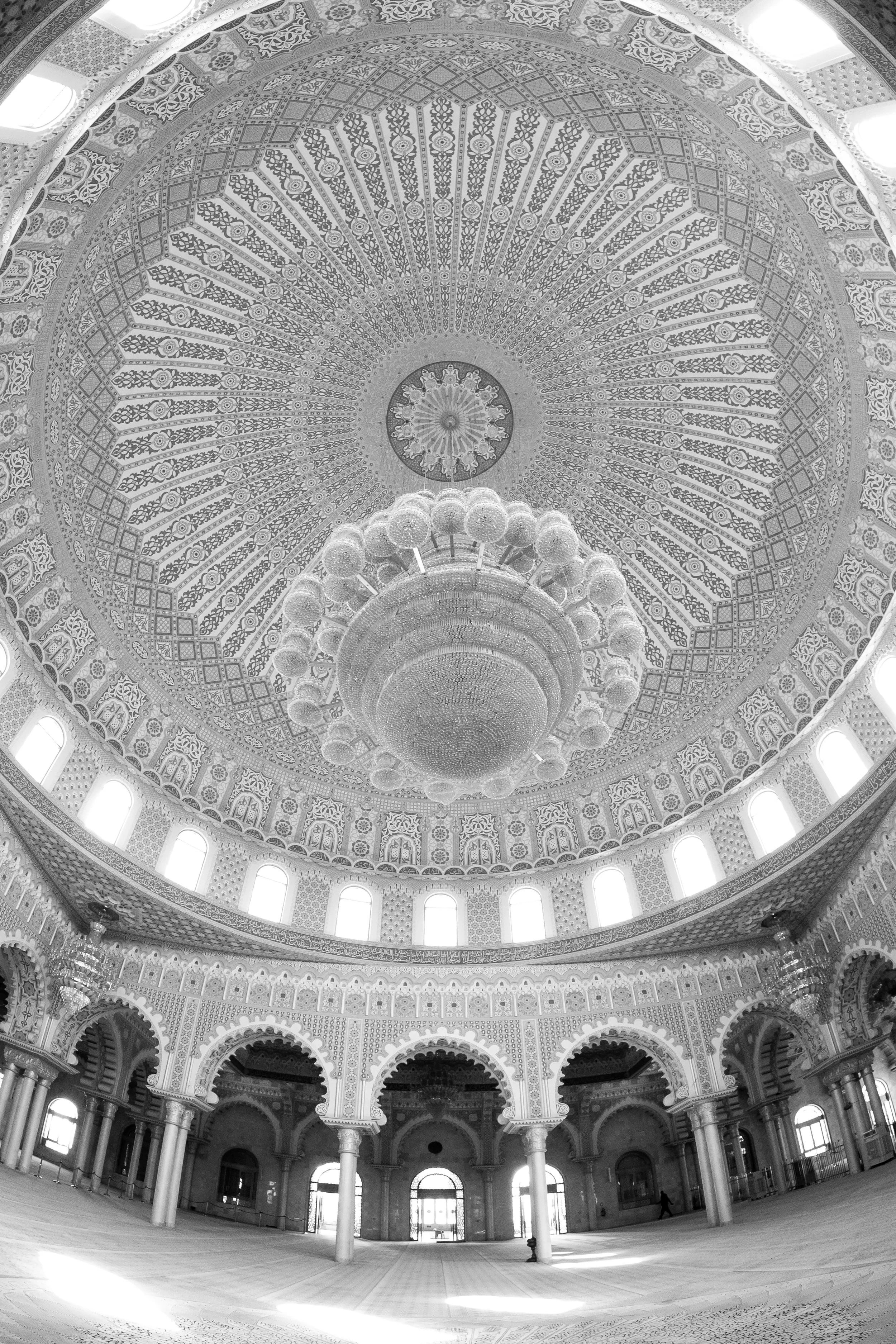 Massalikul Jinaan mosque in Dakar, Senegal is the largest mosque in West Africa.